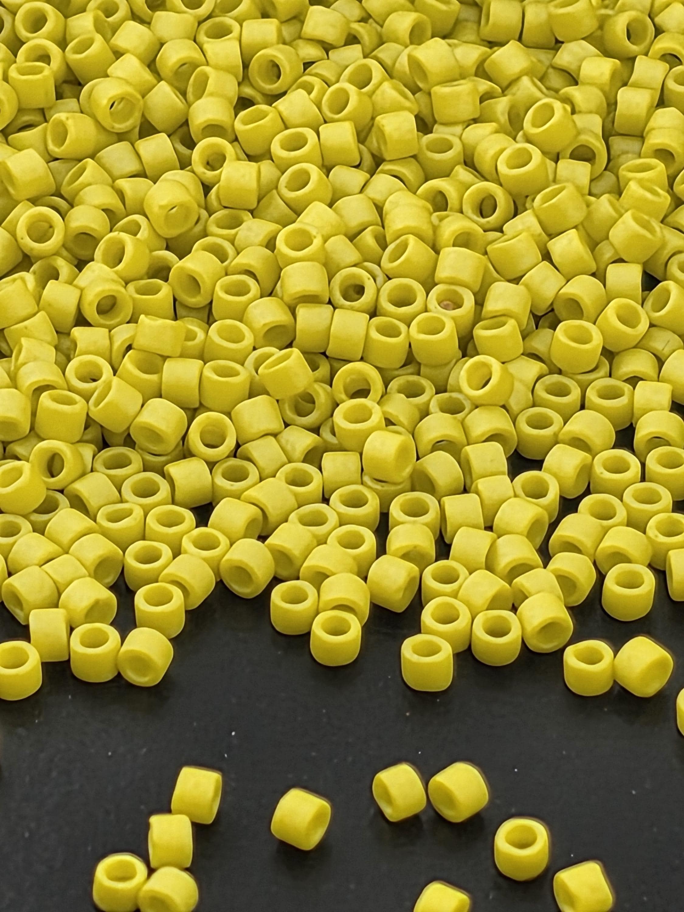 Pineapple Crush Opaque Matte Glazed | Size 11/0 | 7g | Japanese Seed Beads | Bead Weaving Embroidery Supply | DIY Jewelry