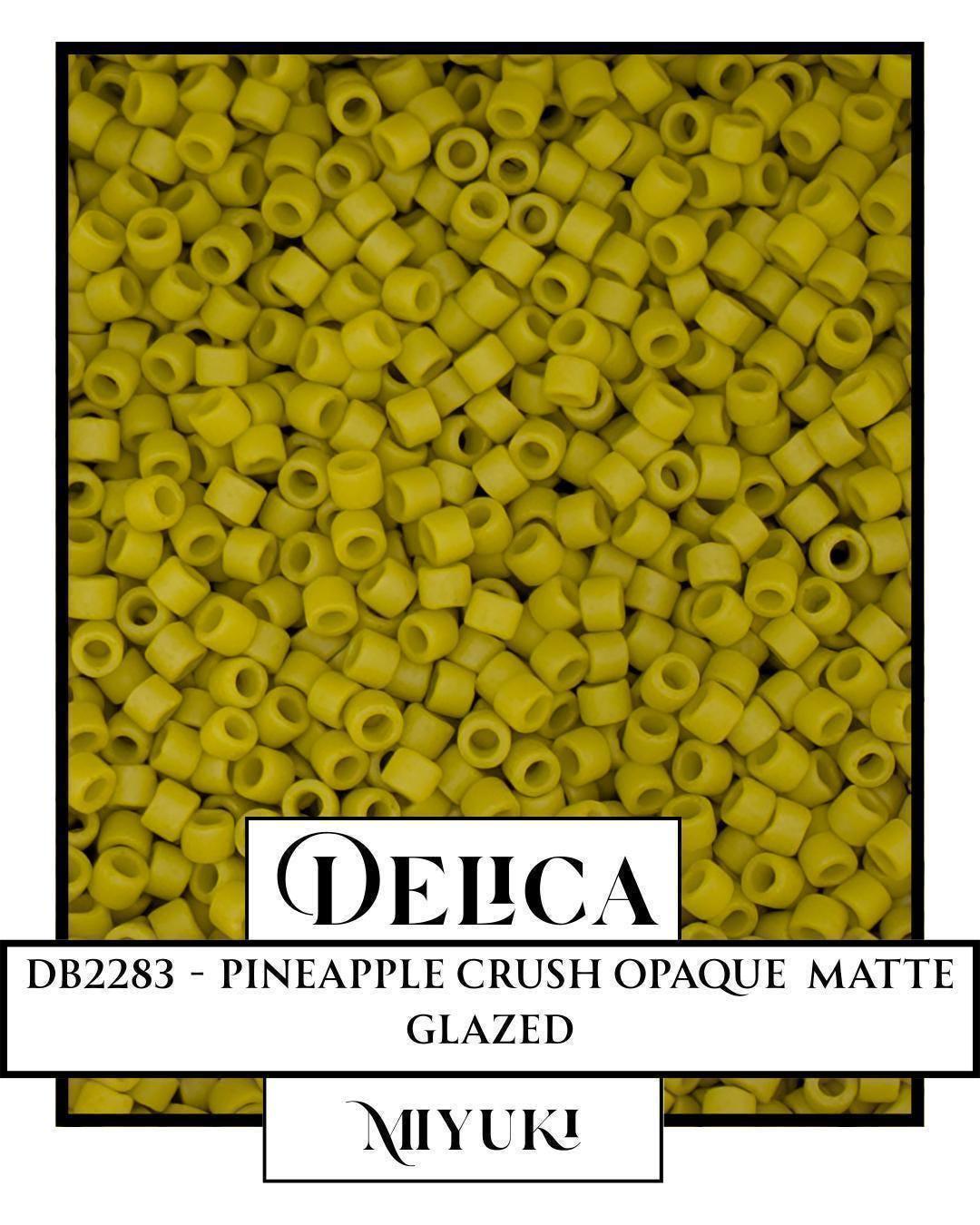 DB2283:Pineapple Crush Opaque Matte Glazed | Size 11/0 | 7g