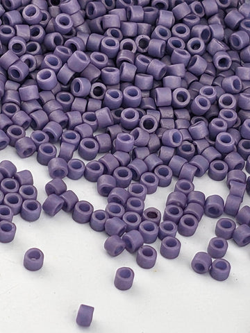 Huckleberry Opaque Matte Glazed | Size 11/0 | 7g | Japanese Seed Beads | Bead Weaving Embroidery Supply | DIY Jewelry