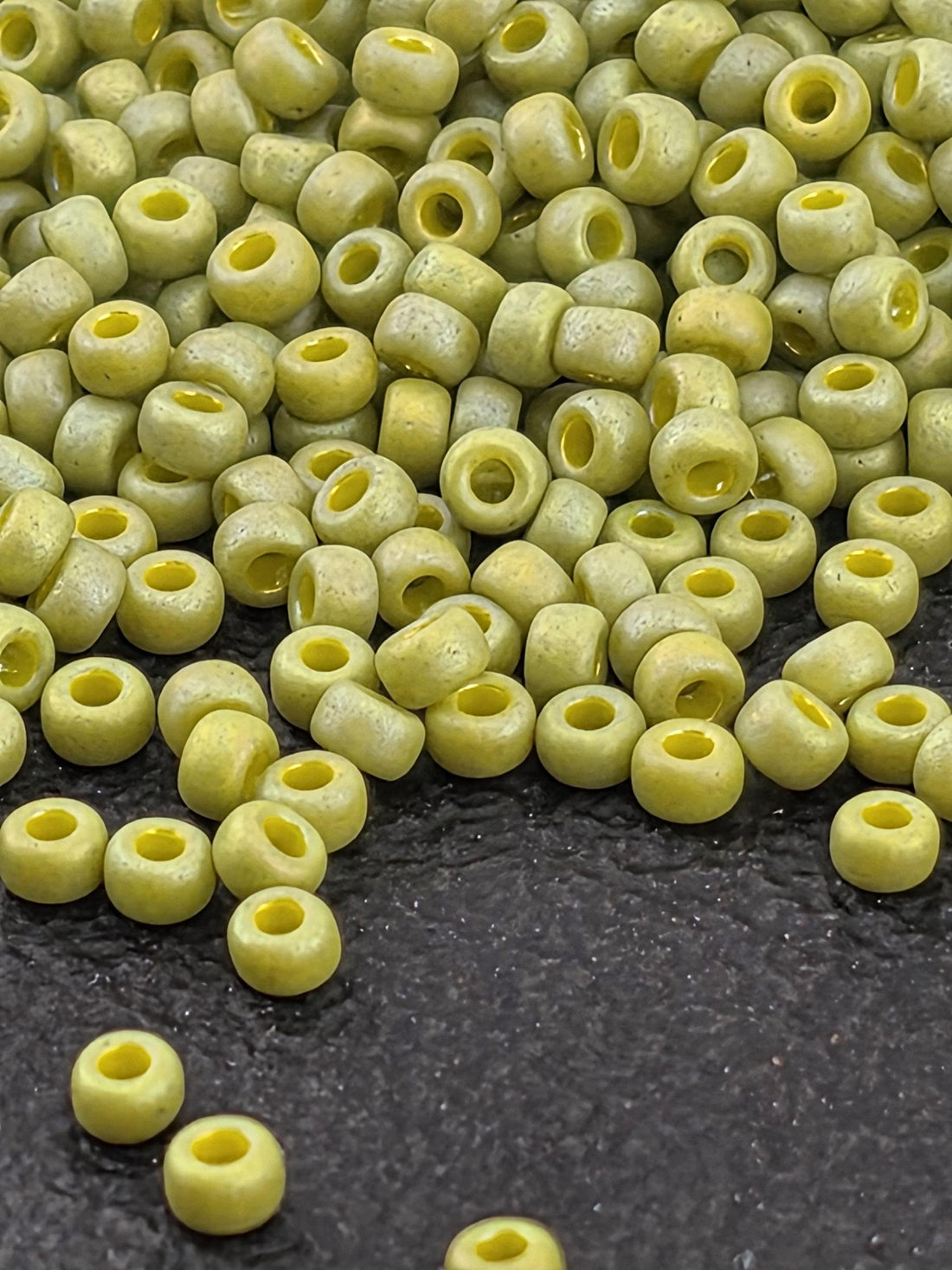 Miyuki Seed Beads Size 11/0: Matte Opaque Rainbow Sprout, 20g