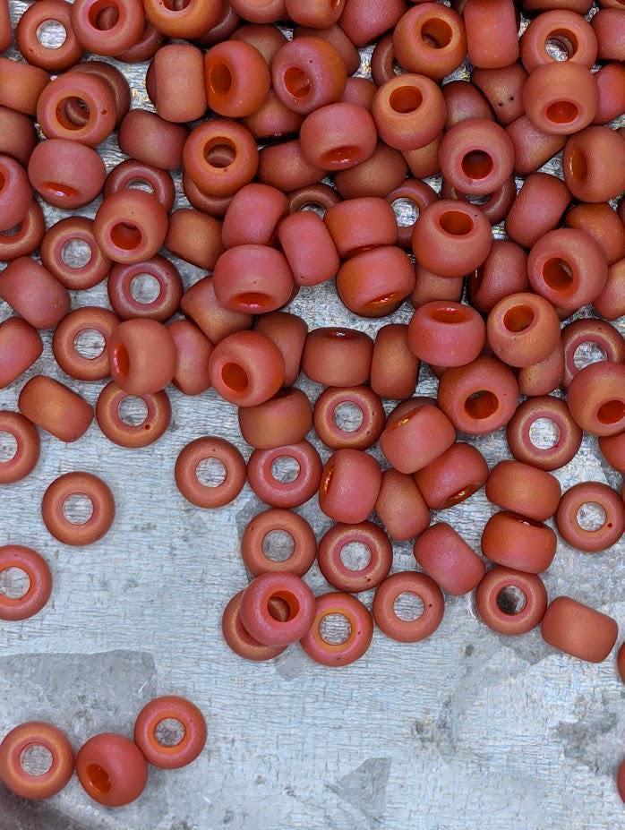 Miyuki Rocaille Beads: Punch Opaque Matte Glazed Rainbow - Size 6/0