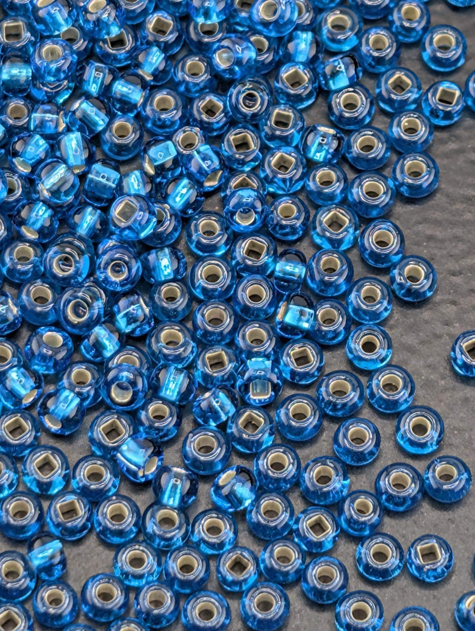 Translucent Light Blue Silver Lined | Size 11 | 15g | Preciosa-Ornela Glass Seed Beads | Czech Seed Beads