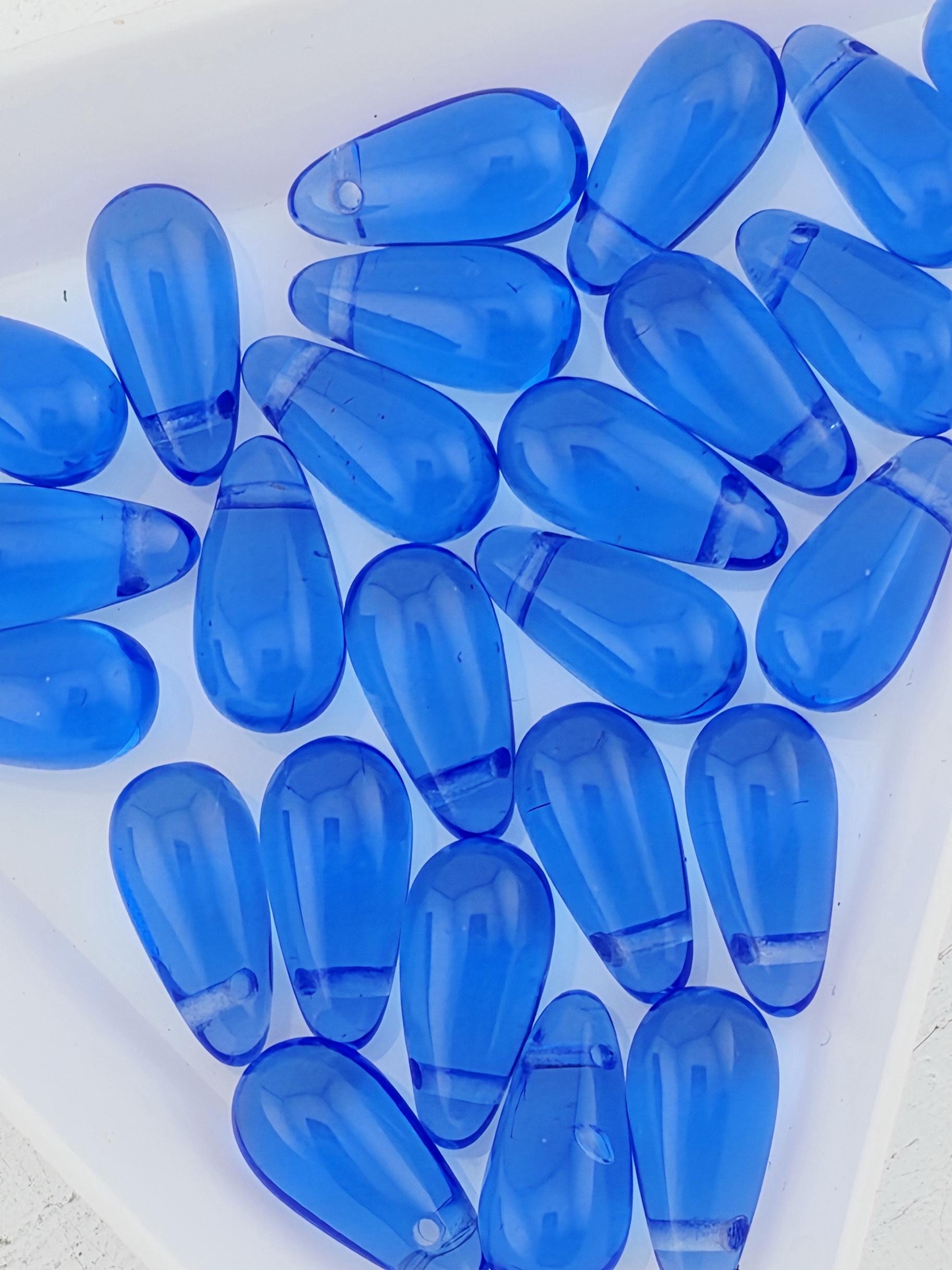 Czech Glass Drops | 9.5mm | 10g | Japanese Seed Beads | Bead Weaving Embroidery Supply | DIY Jewelry