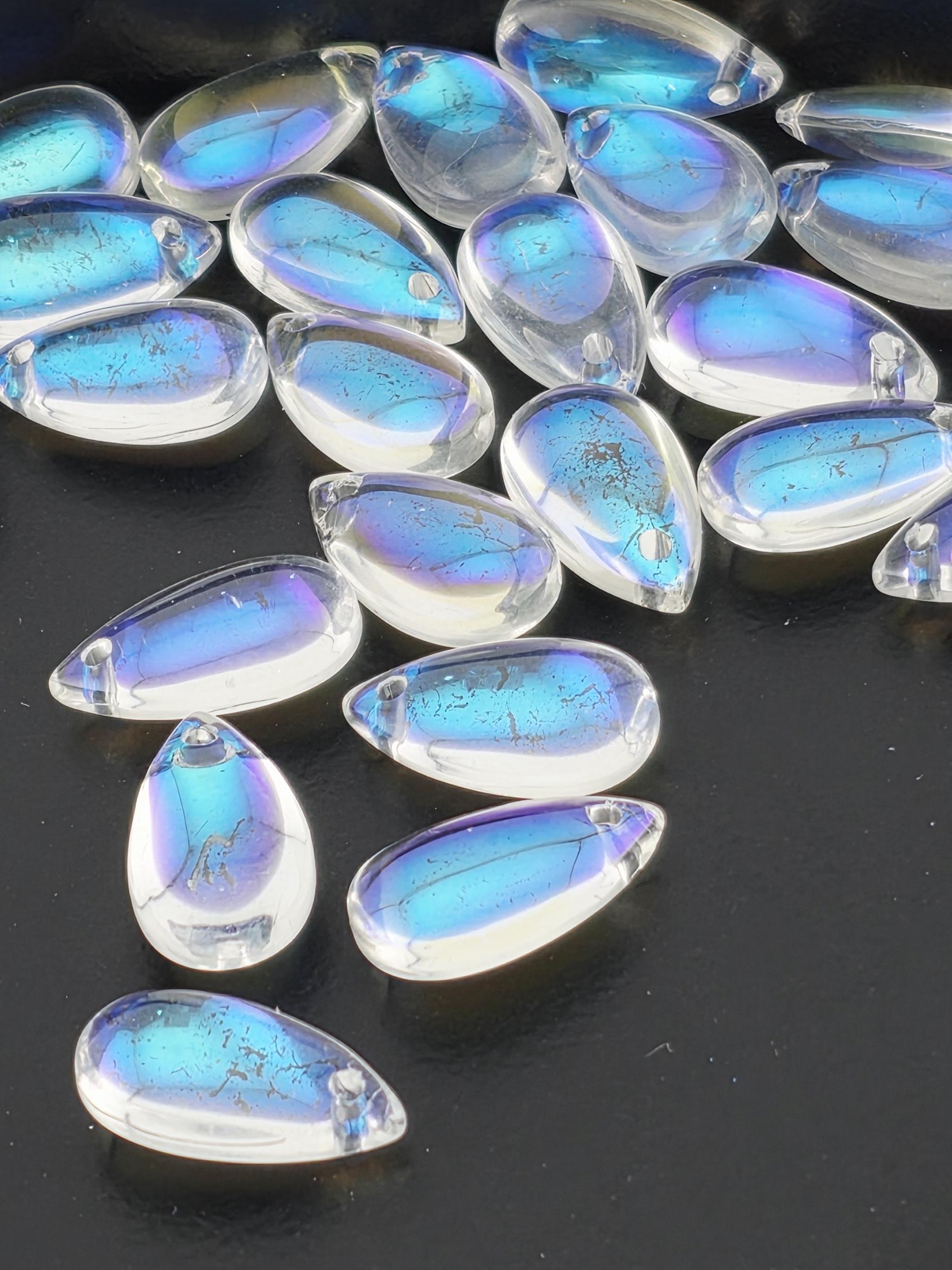 Czech 15mm Daggers & 12mm Bottom Drilled Drops | 15g | Japanese Seed Beads | Bead Weaving Embroidery Supply | DIY Jewelry