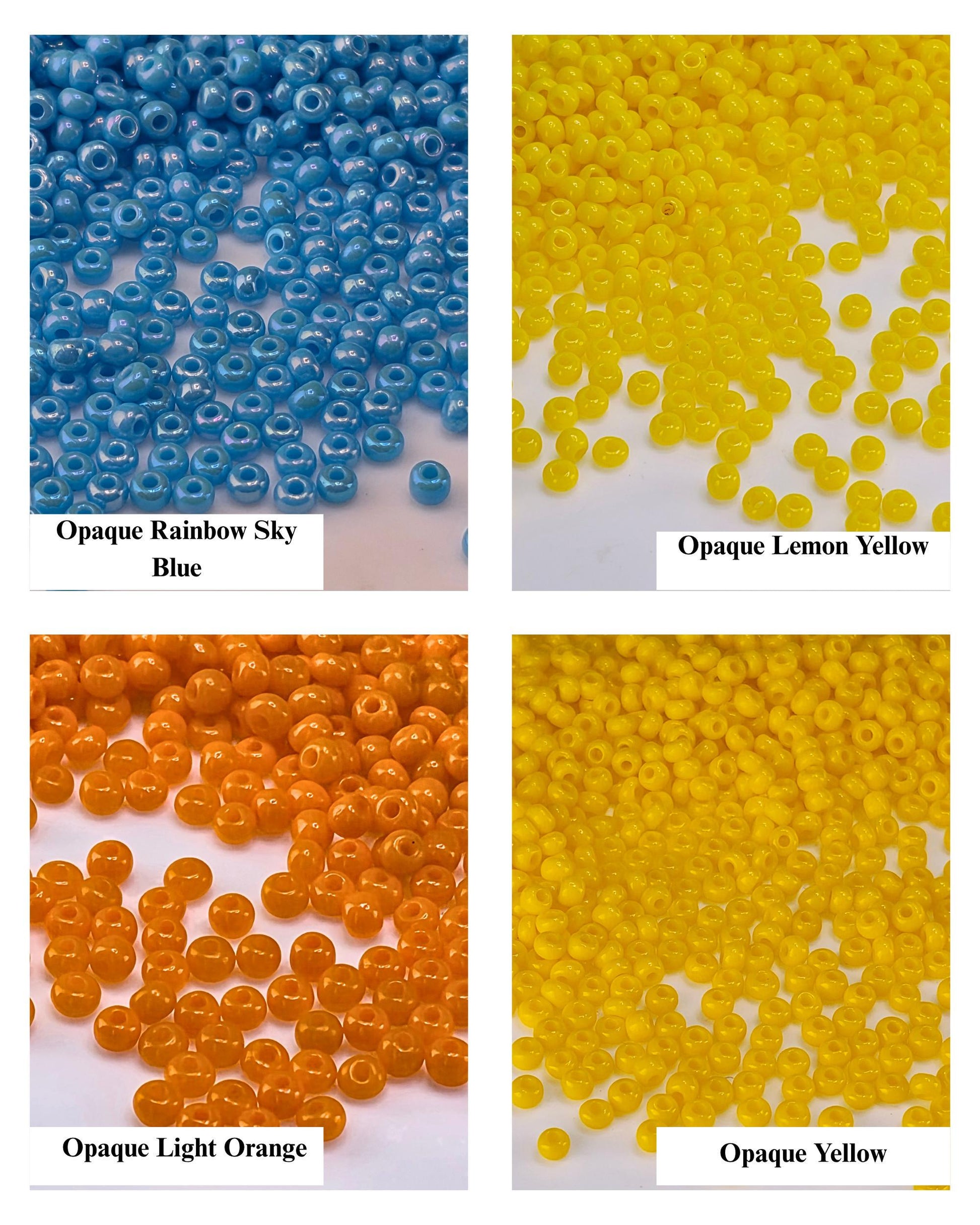 Preciosa-Ornela Opaque 11/0 Glass Seed Beads 15g. Select individually or select them all! | Czech Seed Beads