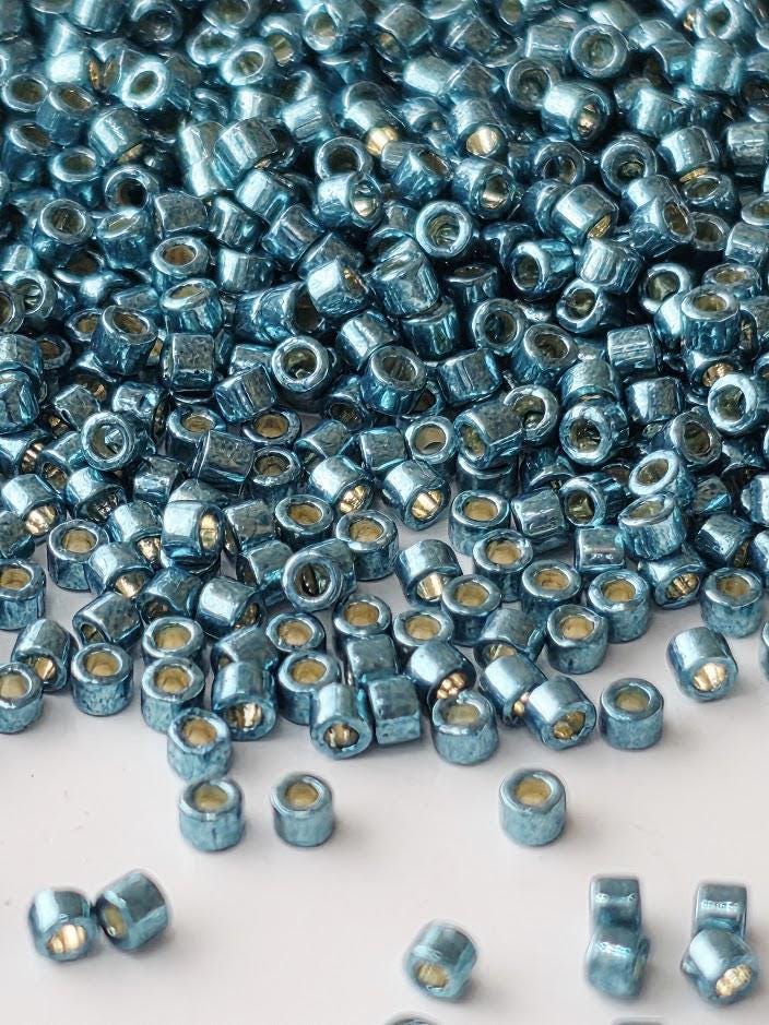 Miyuki Delica Seed Bead Set - Seafoam, Aqua & Teal Mix - 10 Tube Collection (7g each)