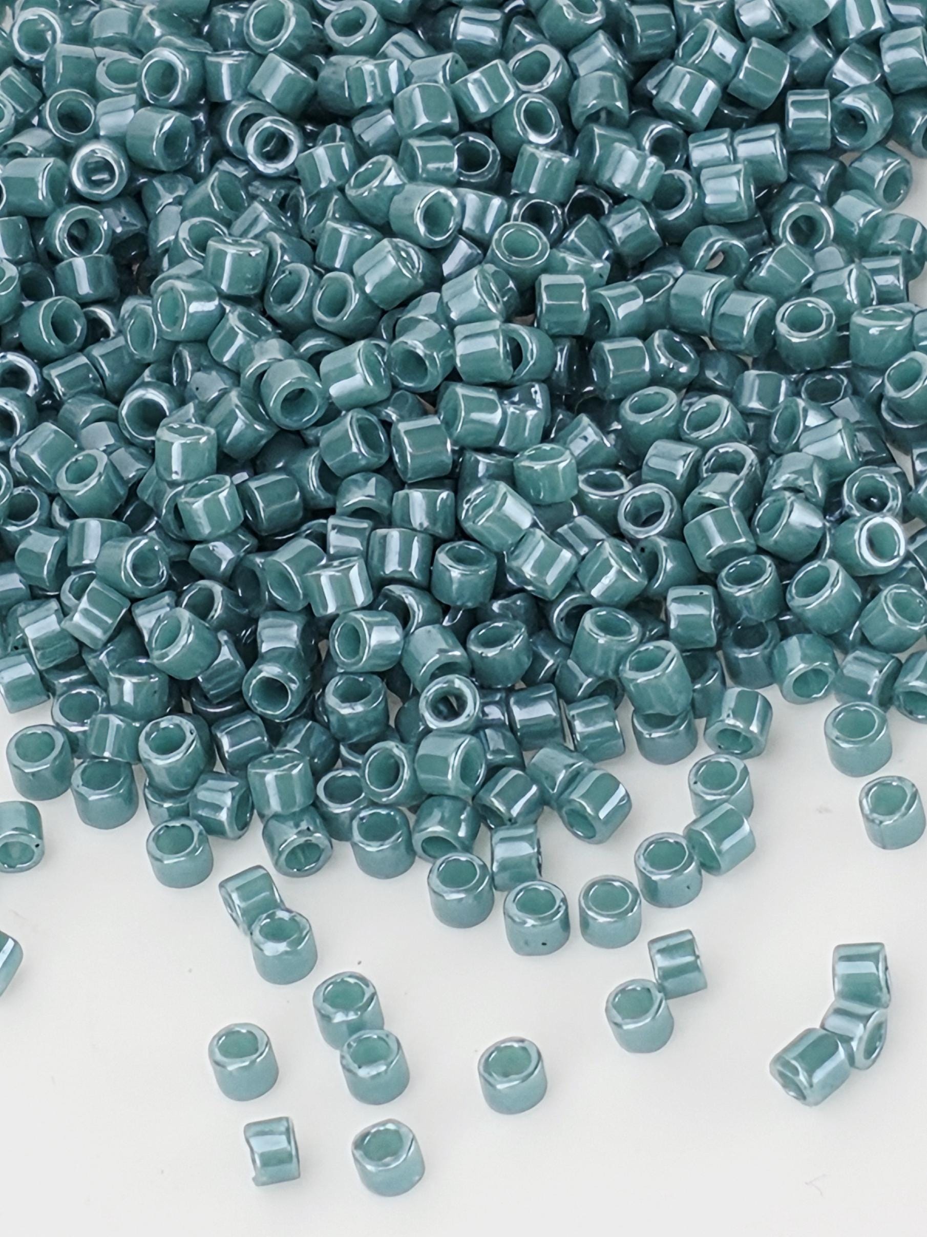 Miyuki Delica Seed Bead Set - Seafoam, Aqua & Teal Mix - 10 Tube Collection (7g each)