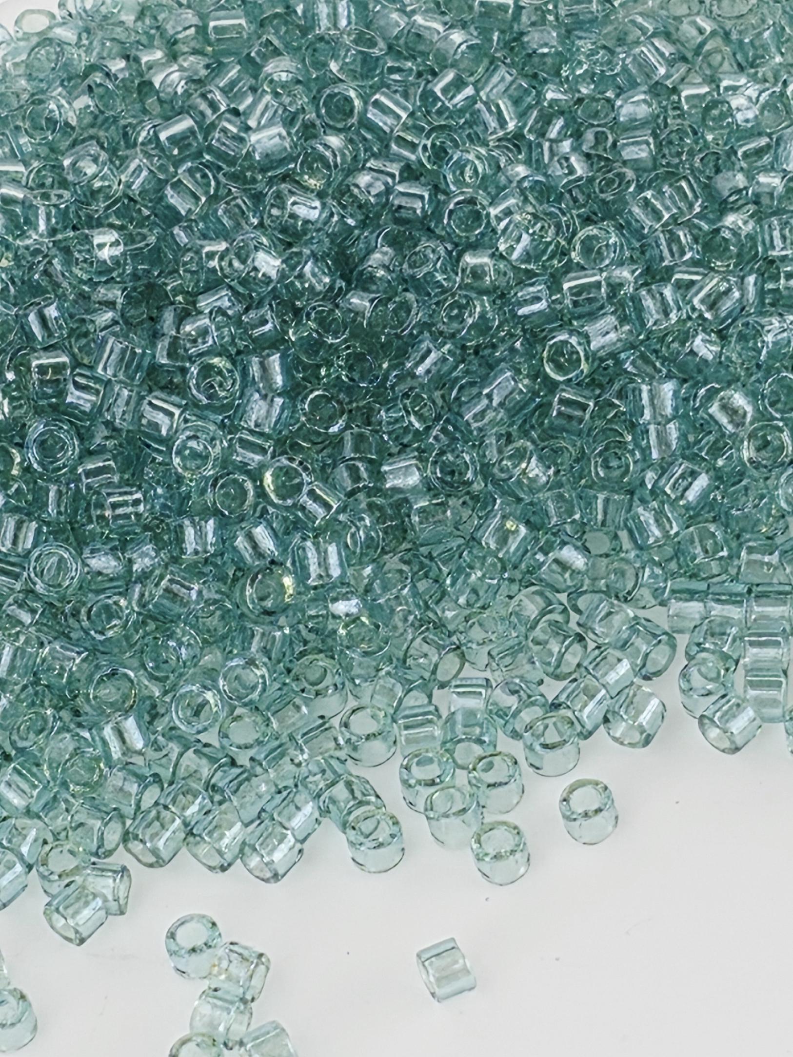 Miyuki Delica Seed Bead Set - Seafoam, Aqua & Teal Mix - 10 Tube Collection (7g each) | Japanese Seed Beads | Bead Weaving Embroidery Supply