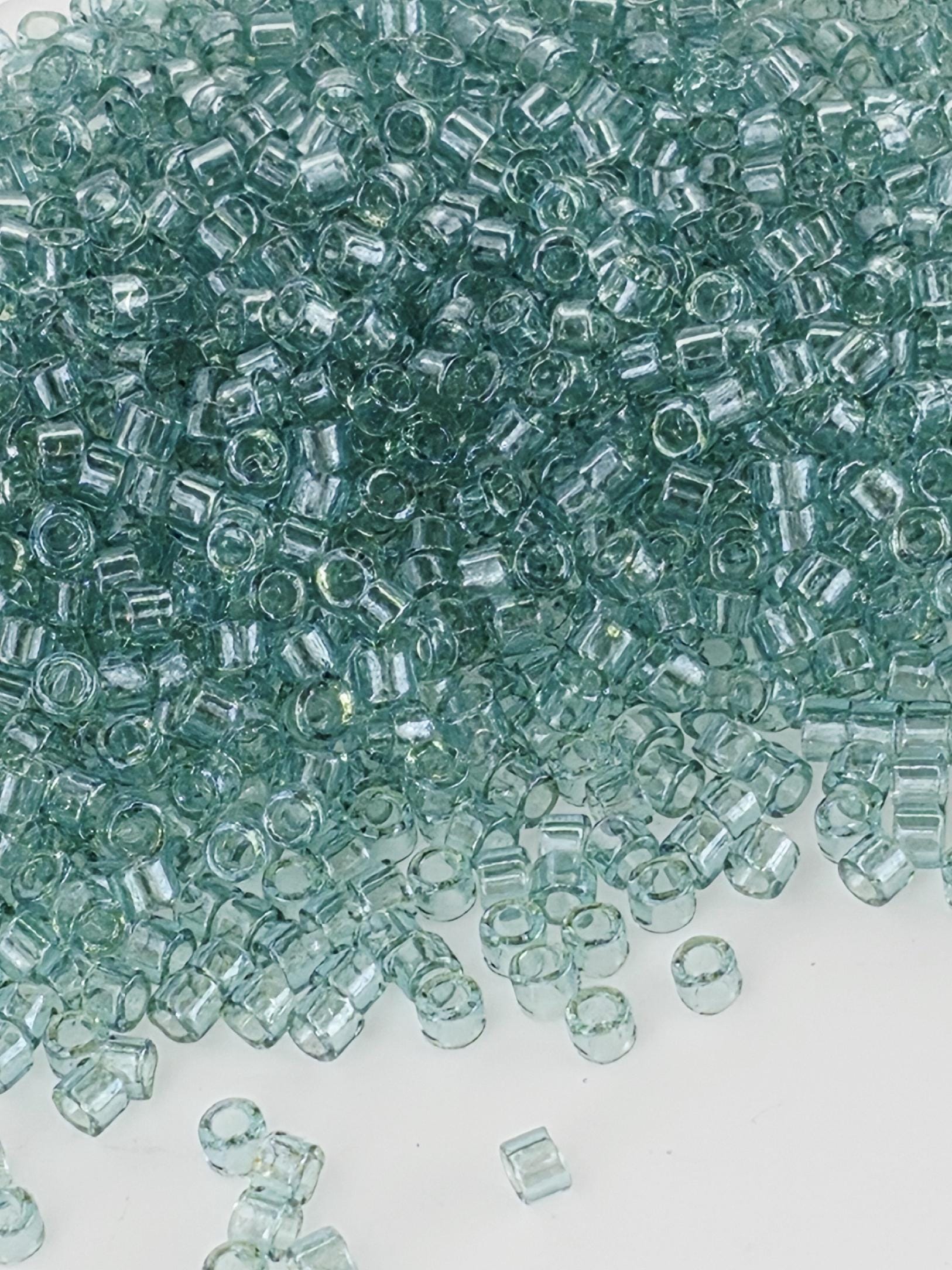Miyuki Delica Seed Bead Set - Seafoam, Aqua & Teal Mix - 10 Tube Collection (7g each)