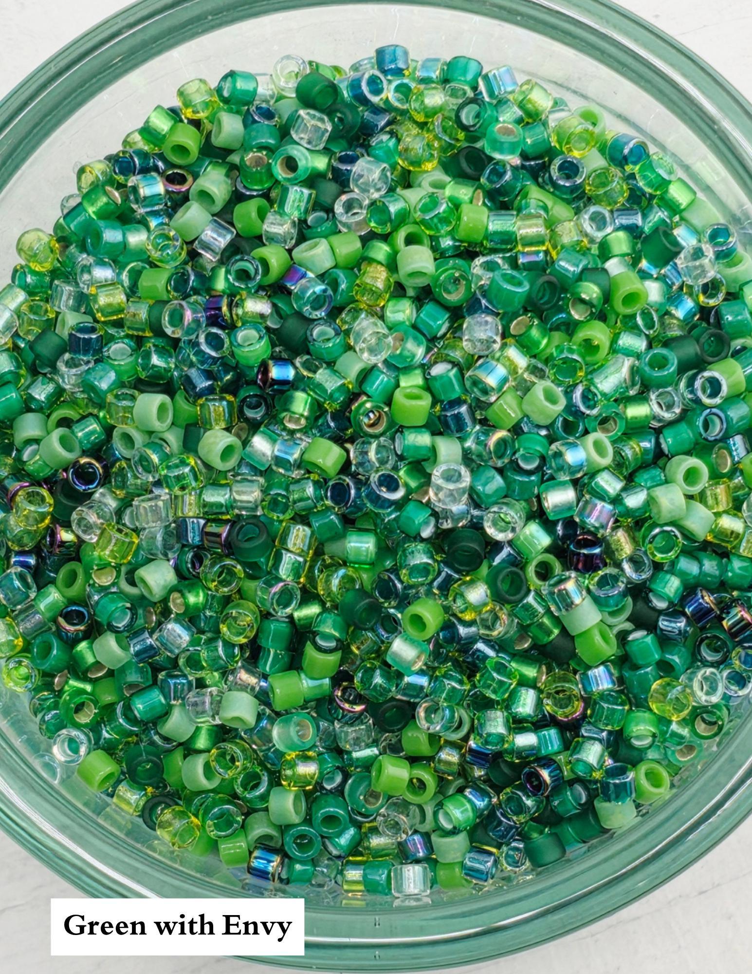 MIyuki Delica Monochromatic Mixes | Size 11 | 7g (ea) | Japanese Seed Beads | Bead Weaving Embroidery Supply | DIY Jewelry