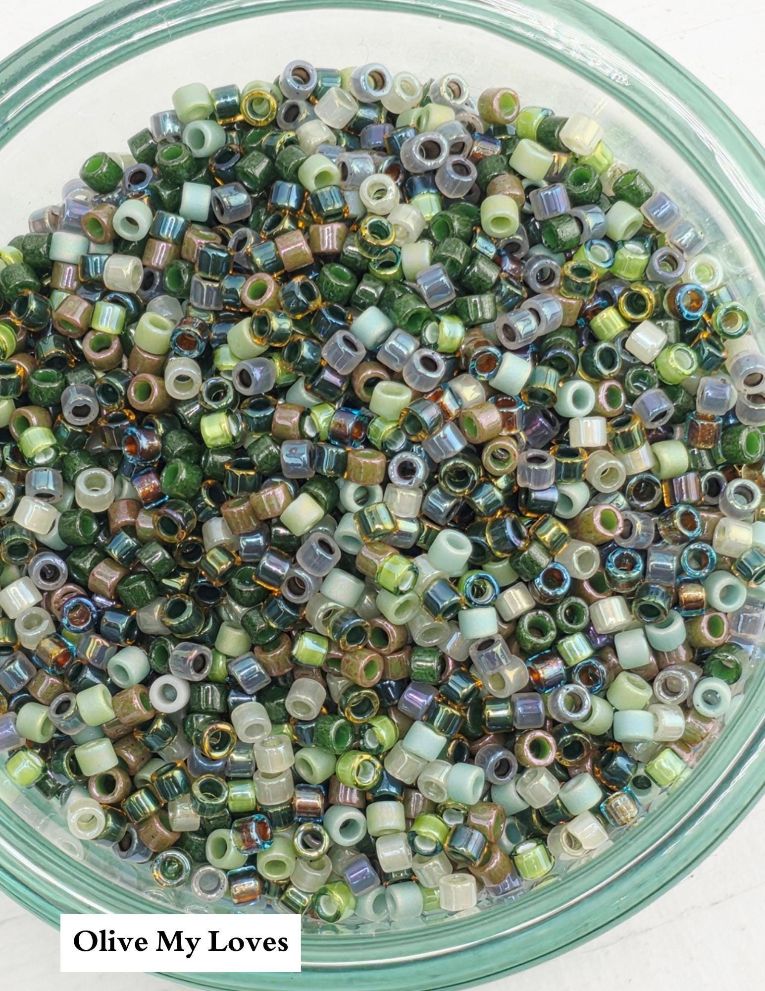 MIyuki Delica Monochromatic Mixes | Size 11 | 7g (ea) | Japanese Seed Beads | Bead Weaving Embroidery Supply | DIY Jewelry