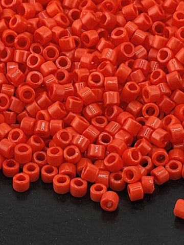 Light Red Opaque | Size 11/0 | 7g | Japanese Seed Beads | Bead Weaving Embroidery Supply | DIY Jewelry