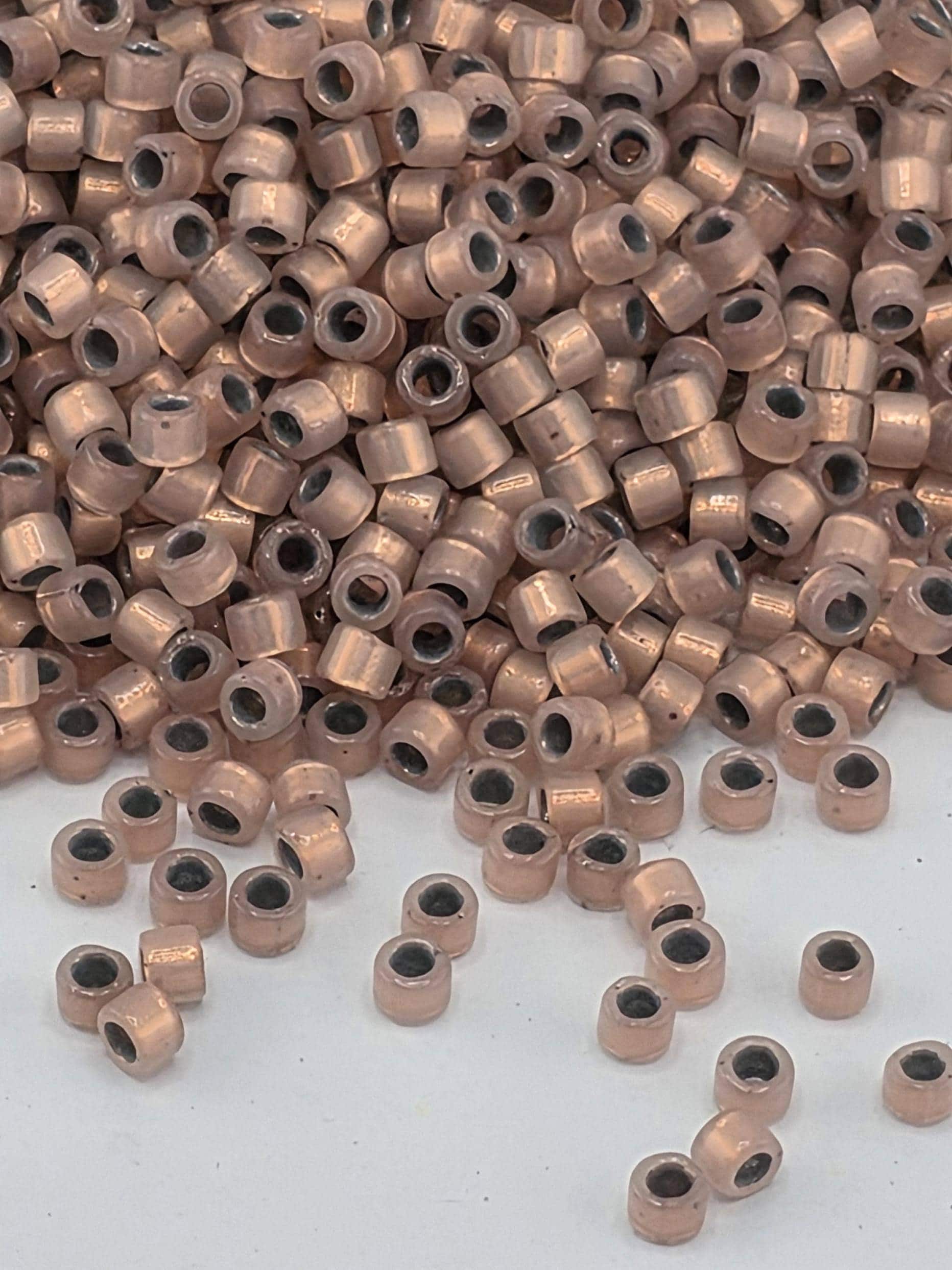 DB0191:Opal/Copper Inside Color Lined | Size 11/0 | 7g