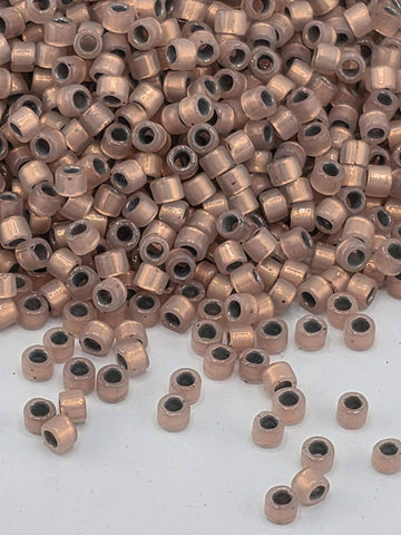 DB0191:Opal/Copper Inside Color Lined | Size 11/0 | 7g