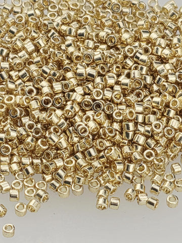 Pale Gold DC/GA | Size 11/0 | 7g | Japanese Seed Beads | Bead Weaving Embroidery Supply | DIY Jewelry