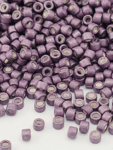 Galv. Plum Frost Ma | Size 11/0 | 7g | Japanese Seed Beads | Bead Weaving Embroidery Supply | DIY Jewelry