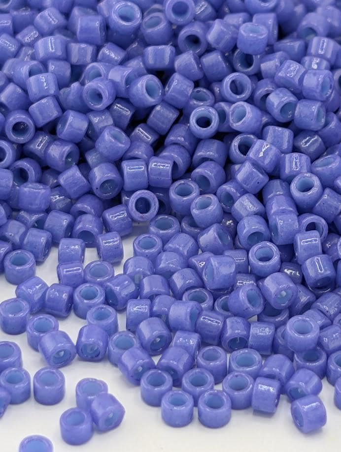 Purple Yam Dc/O(D) | Size 11/0 | 7g | Japanese Seed Beads | Bead Weaving Embroidery Supply | DIY Jewelry