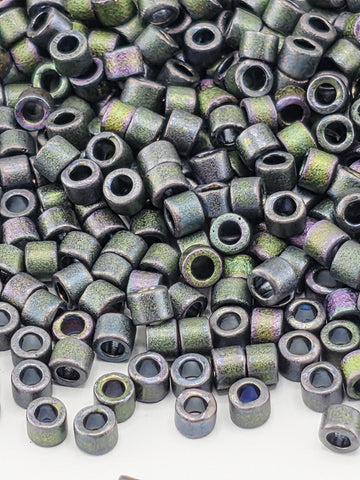 DB1053:Purple Matte Metallic Luster Rainbow | Size 11/0 | 7g