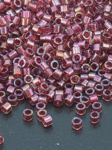 DB2375:Boysenberry Inside Color Lined Rainbow Duracoat | Size 11/0 | 7g