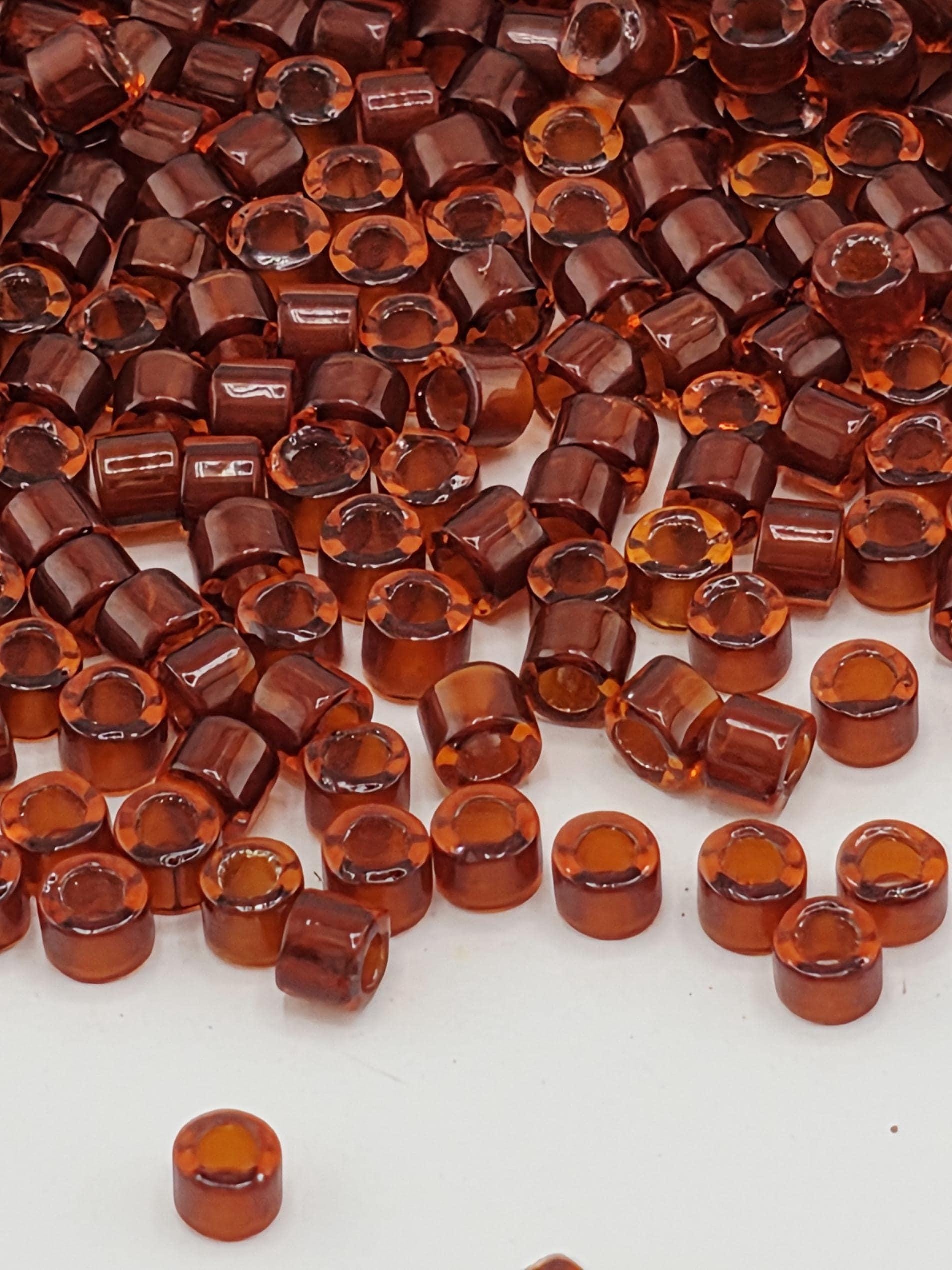 DB1392:Amber/Cinnamon Inside Color Lined Sparkle | Size 11/0 | 7g