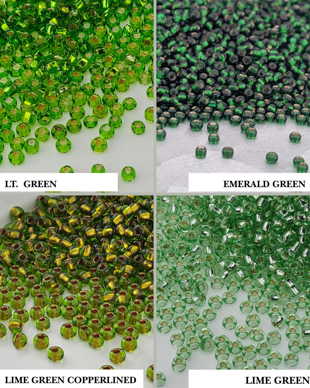 Transparent Copper Lined | Size 11 | 15g | Preciosa-Ornela Glass Seed Beads