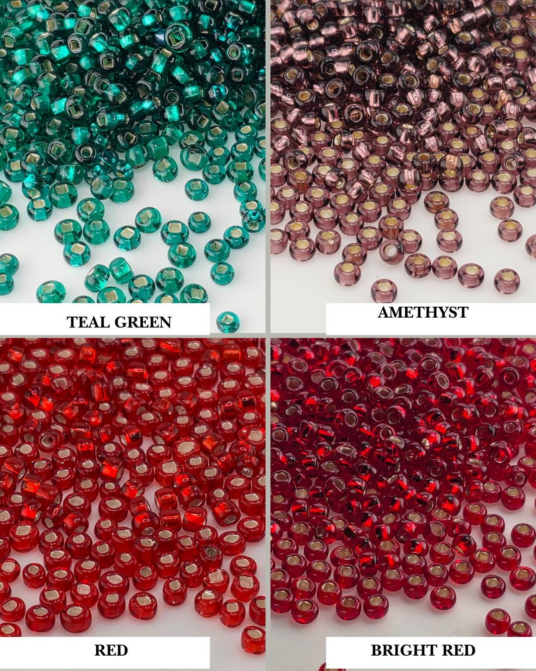 Transparent Copper Lined | Size 11 | 15g | Preciosa-Ornela Glass Seed Beads