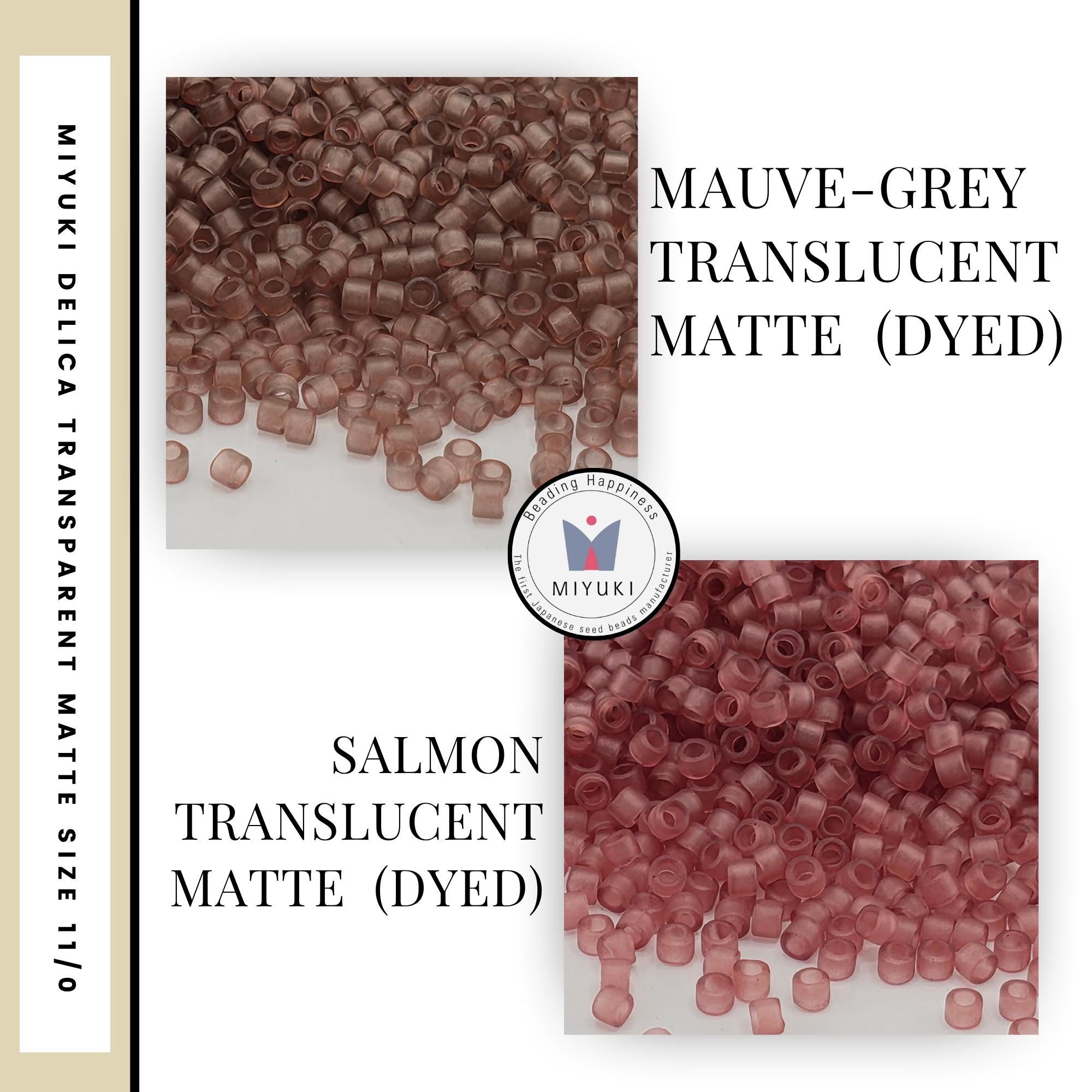 Miyuki Delica Translucent Matte Duracoat Luster Beads 11