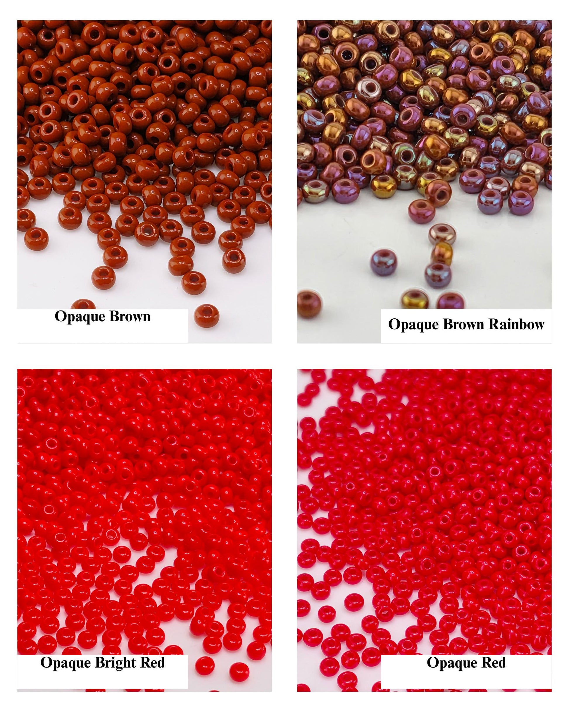 Preciosa-Ornela Opaque 11/0 Glass Seed Beads 15g. Select individually or select them all! | Czech Seed Beads