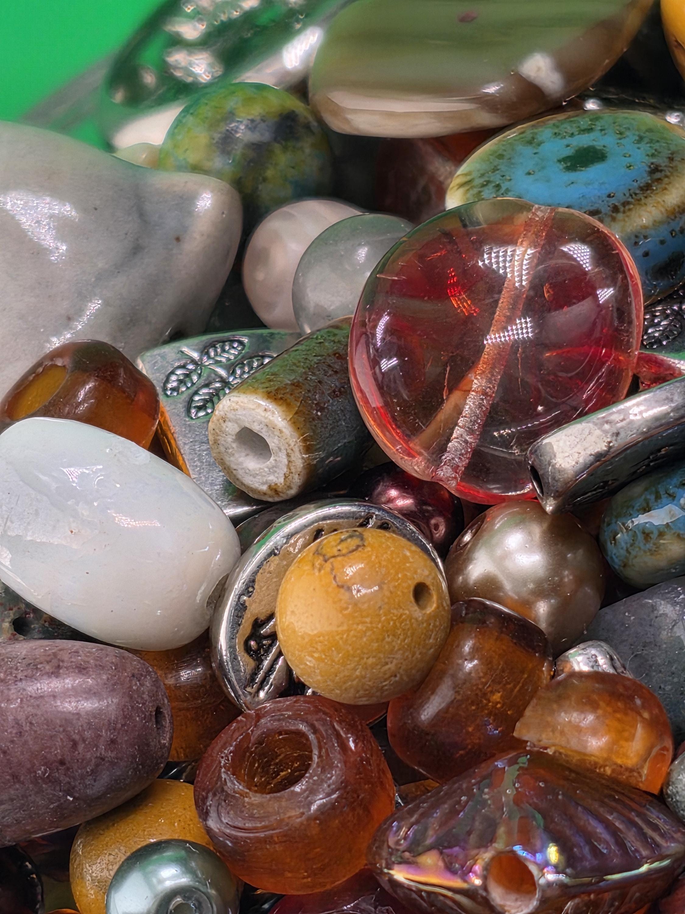Fancy Jasper Beads Mix, Earth Tone Gemstones (2oz Jewelry Crafting) | Jewelry Making Bracelet Supply | Learise Curated Mix