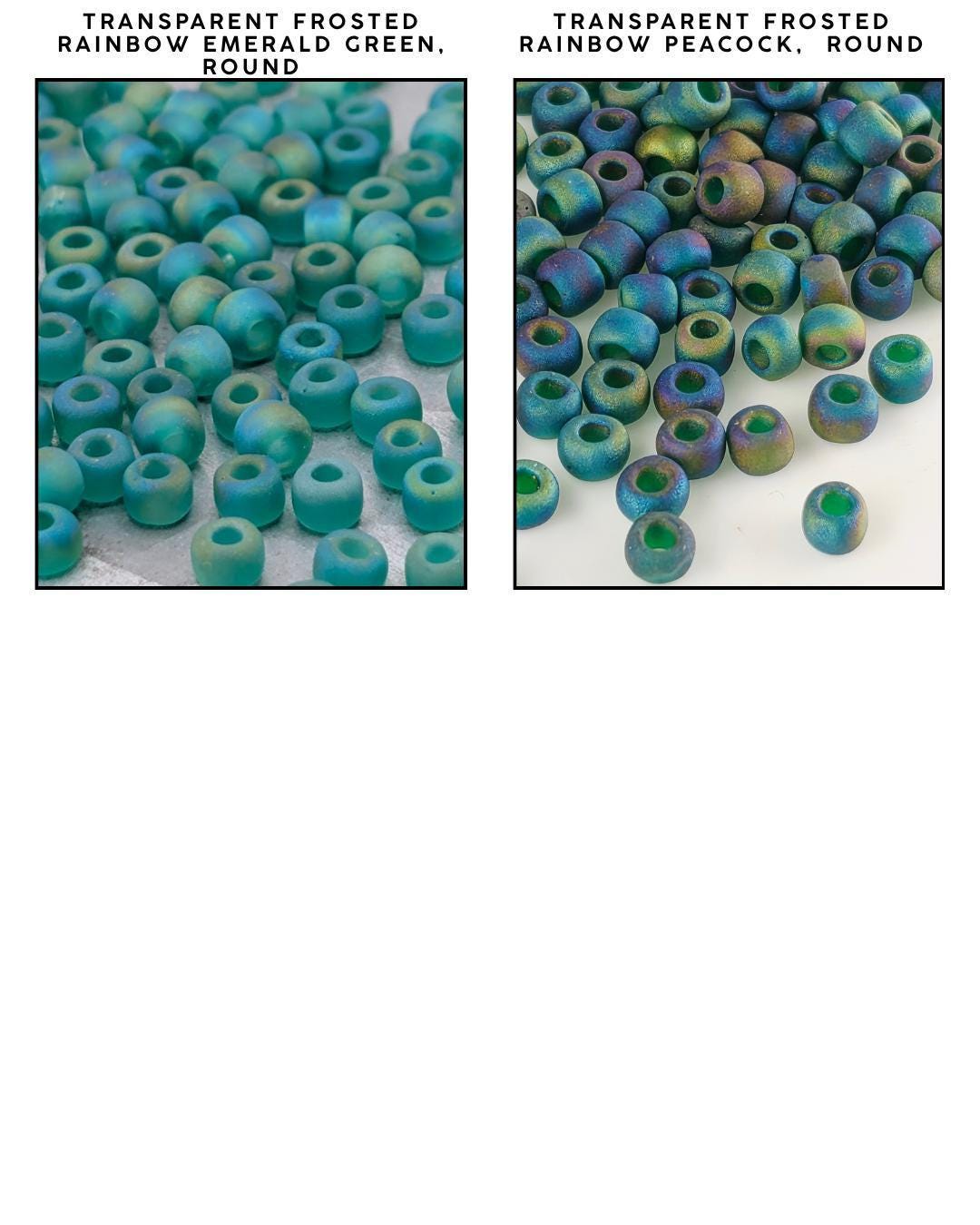 Matte Seed Beads mix, frosted glass, Japanese size 6, 15g