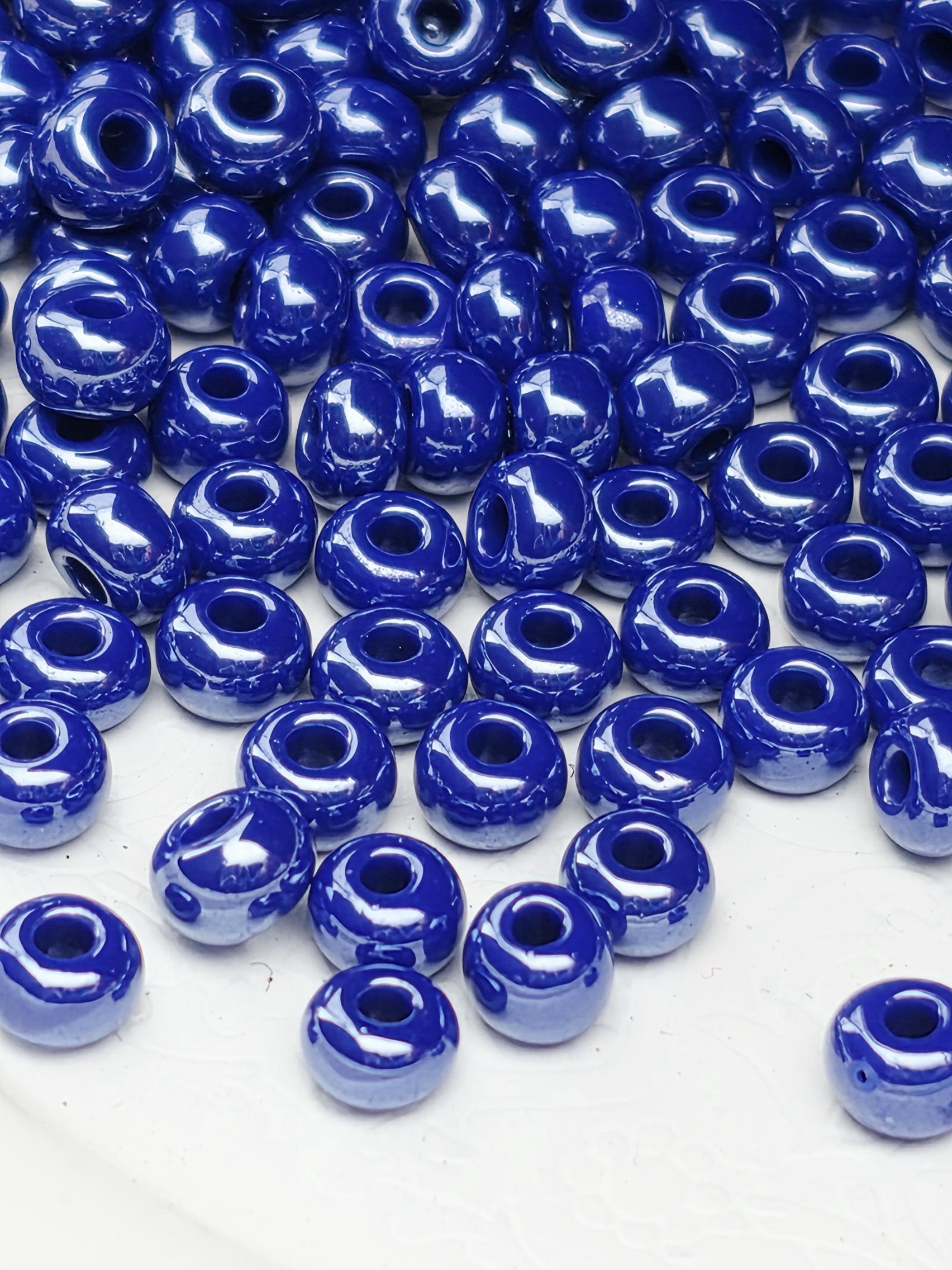 Opaque Luster Cobalt Blue | Size 6 | 15g | Preciosa-Ornela Glass Seed Beads
