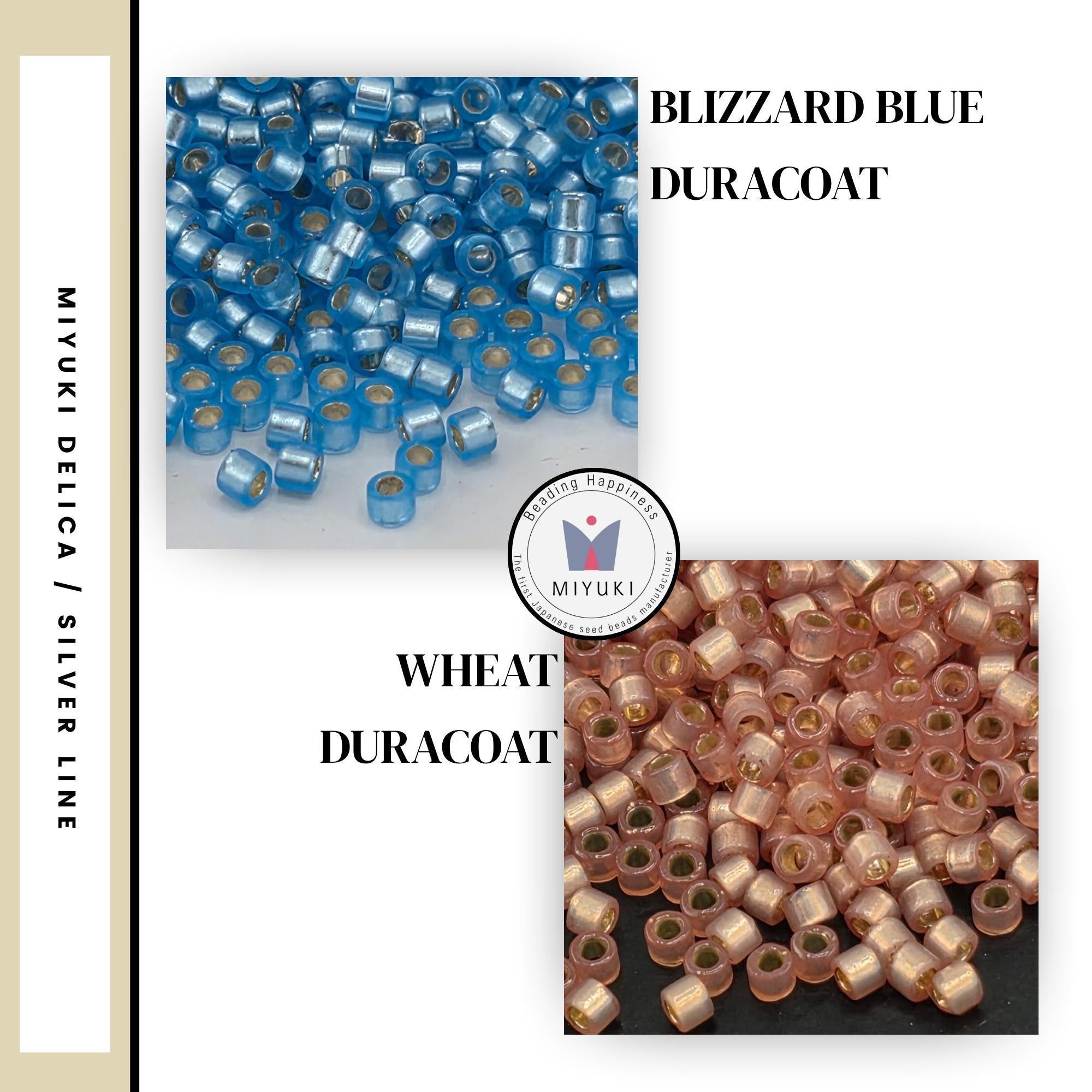 Matte and Semi-Matte Dyed Silver Lined Miyuki Delica Seed Bead | Size 11/0 | 7g