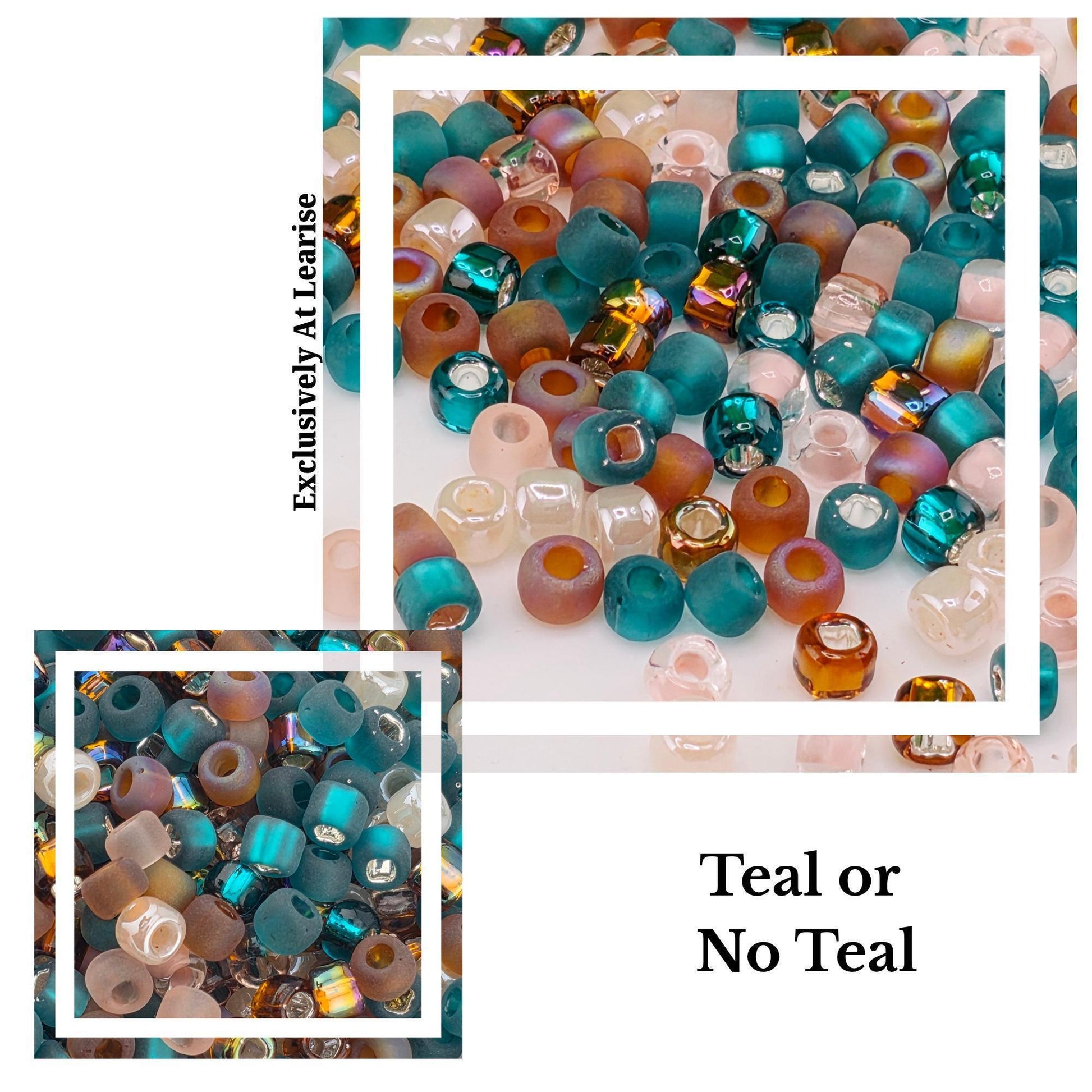 Size 6/0 Seed Bead Mix - Assorted Glass Beads for Loom Weaving, Fringe Earrings, & Jewelry Making - Multi-Color 20g Bag