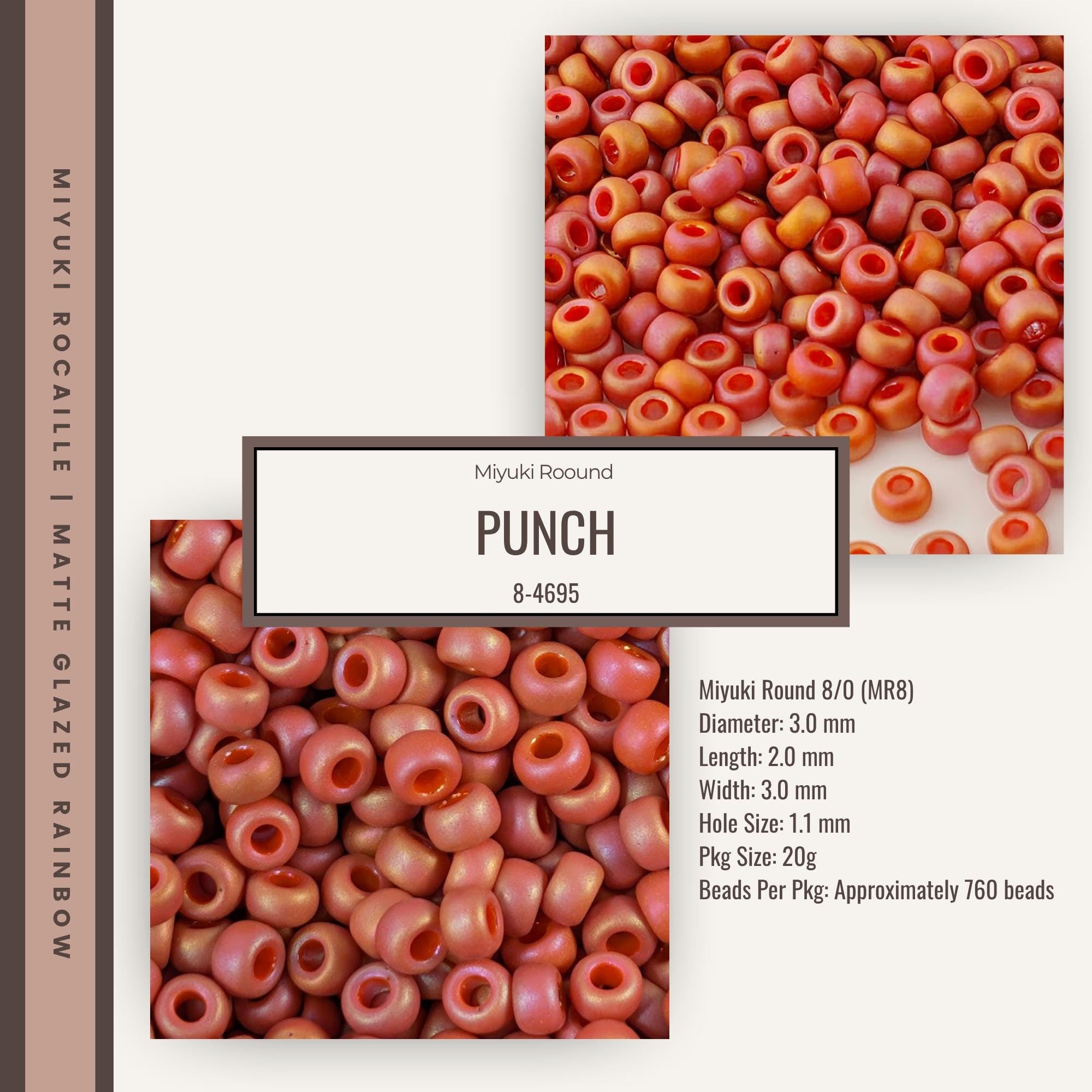 The image is a collage of two images, one showing a large pile of red beads and the other showing a smaller pile of red beads. The collage includes text providing information about the beads, such as their size, shape, and weight.