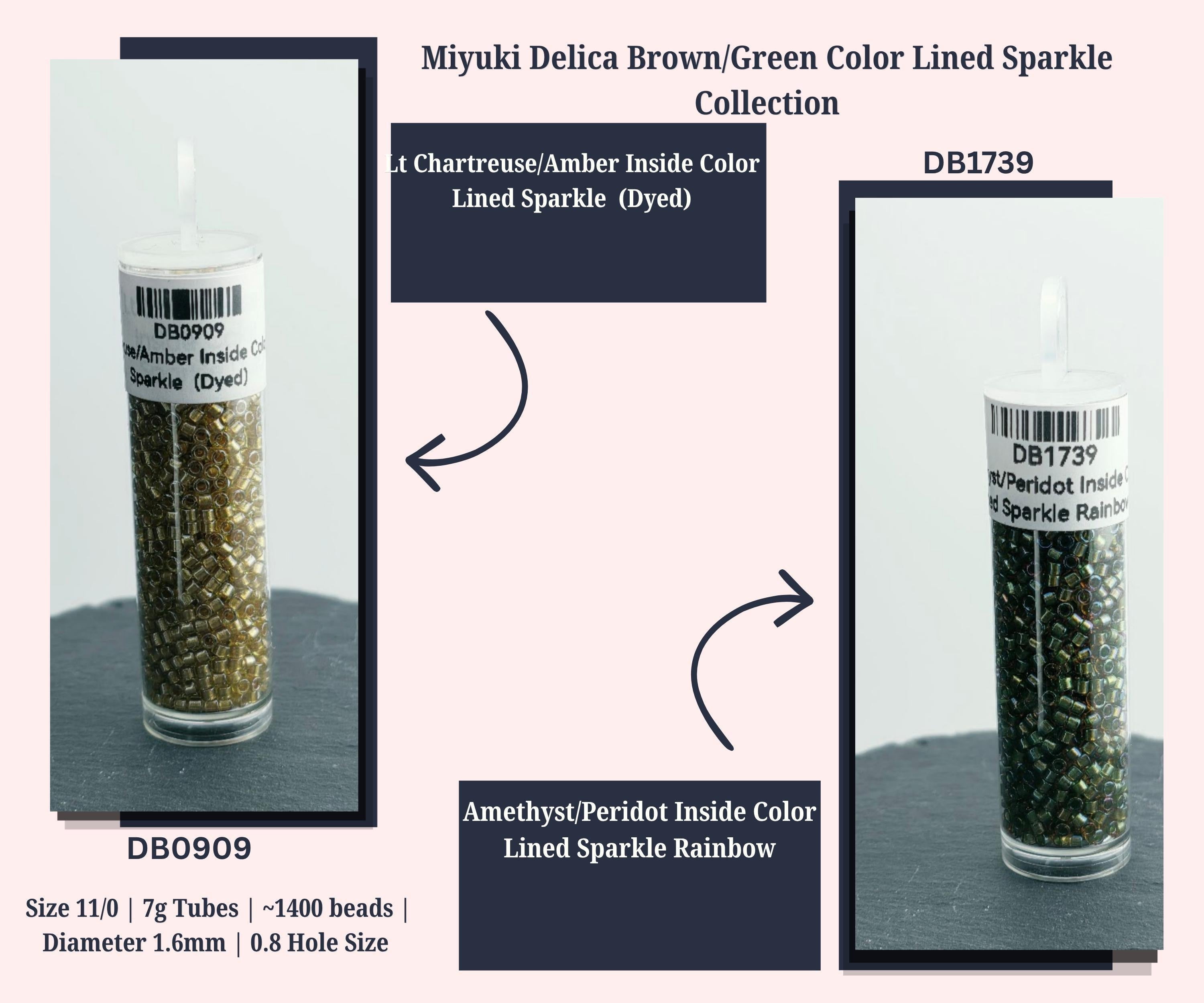 Brown/Greens Lined Sparkle