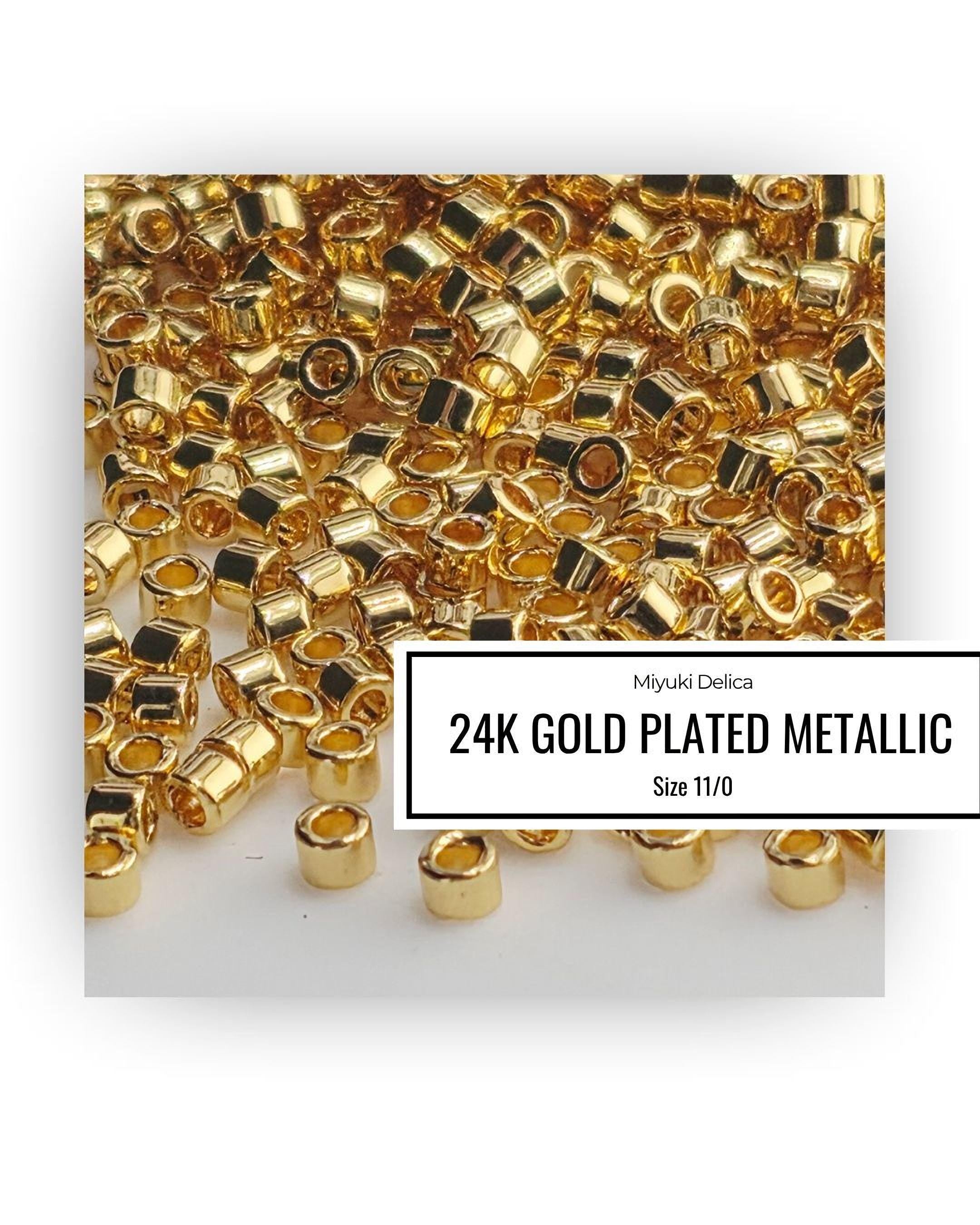 Miyuki Delica Seed Beads Plated Matte & Metallic