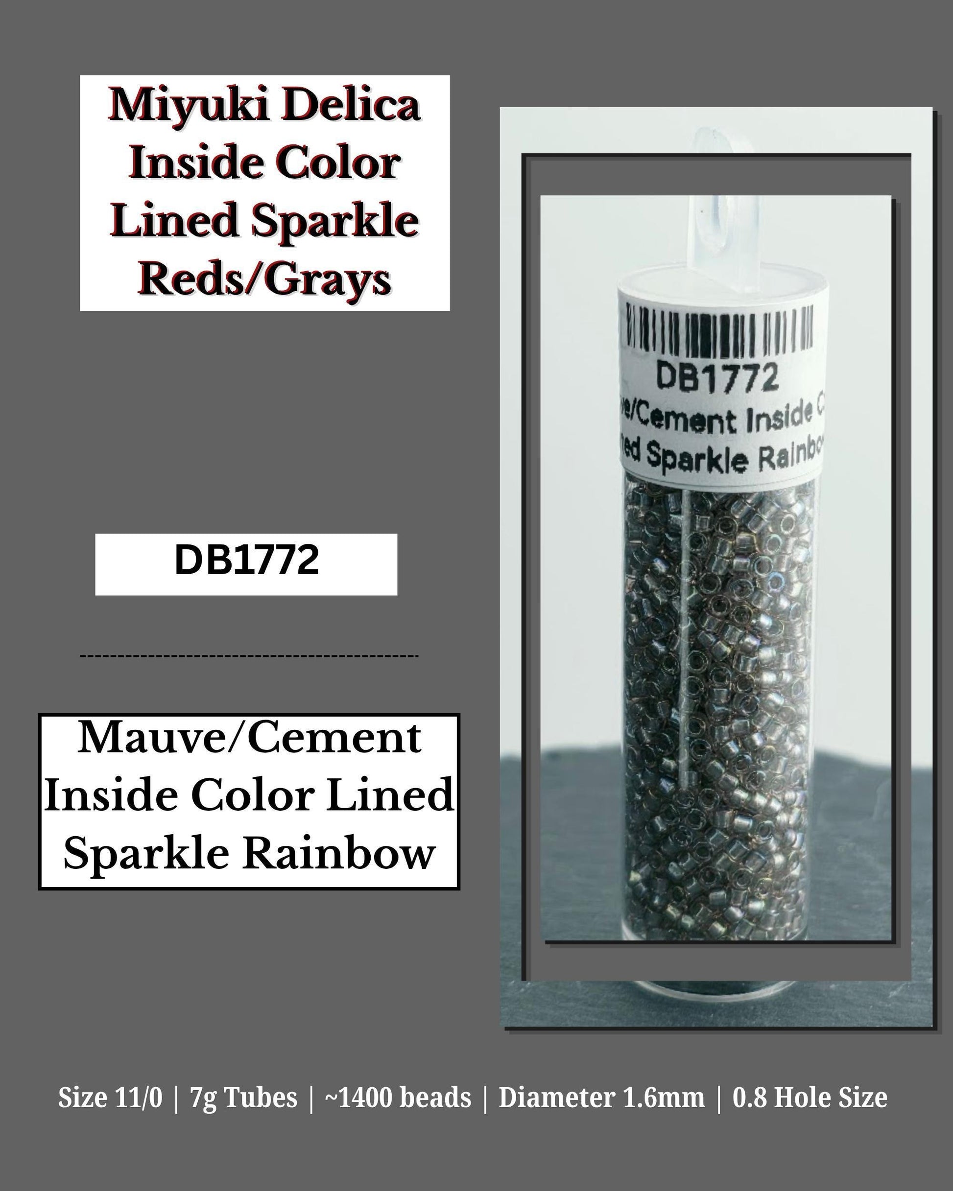 Grey/Red Sparkle