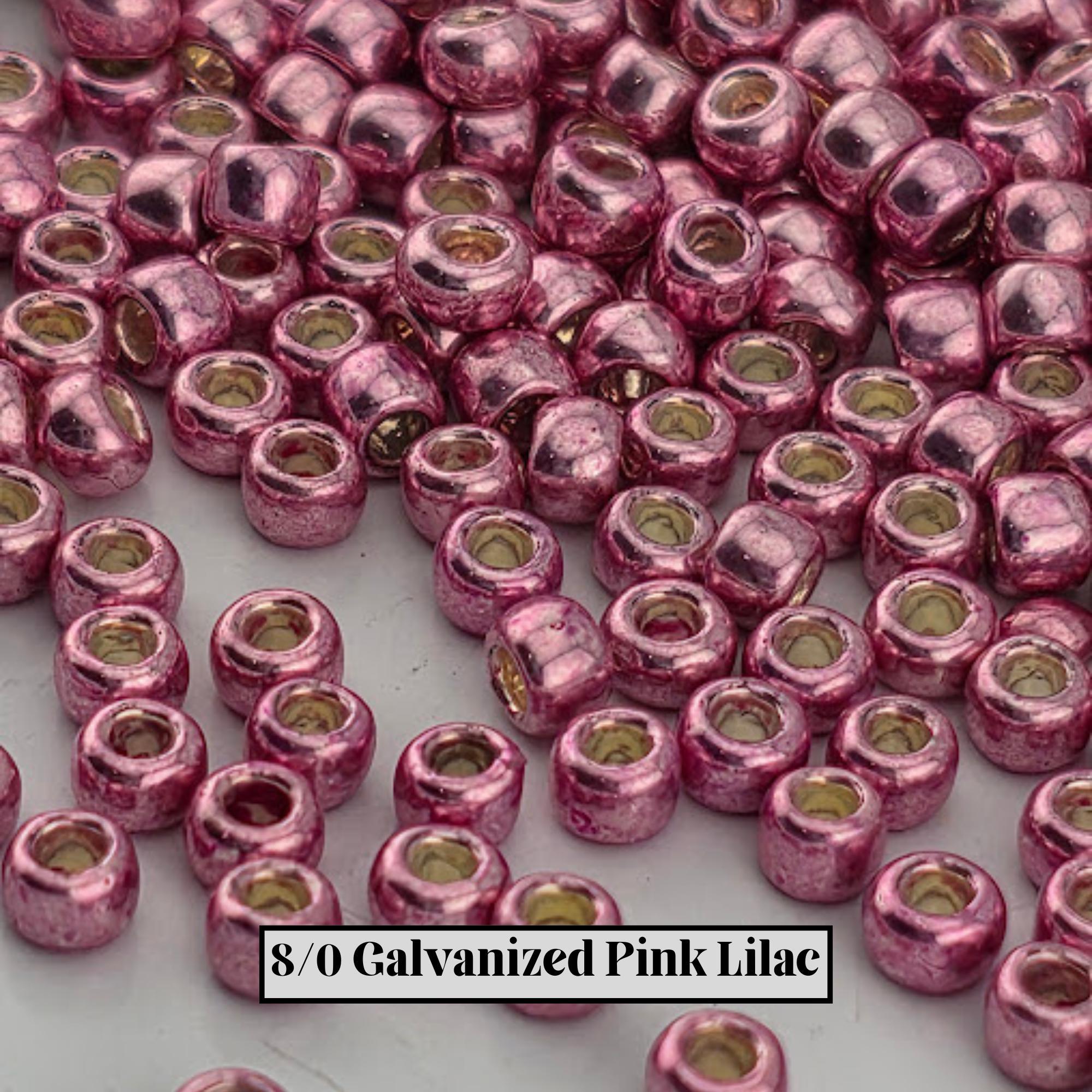 TOHO Round 8/0 Galvanized 2.5" tubes