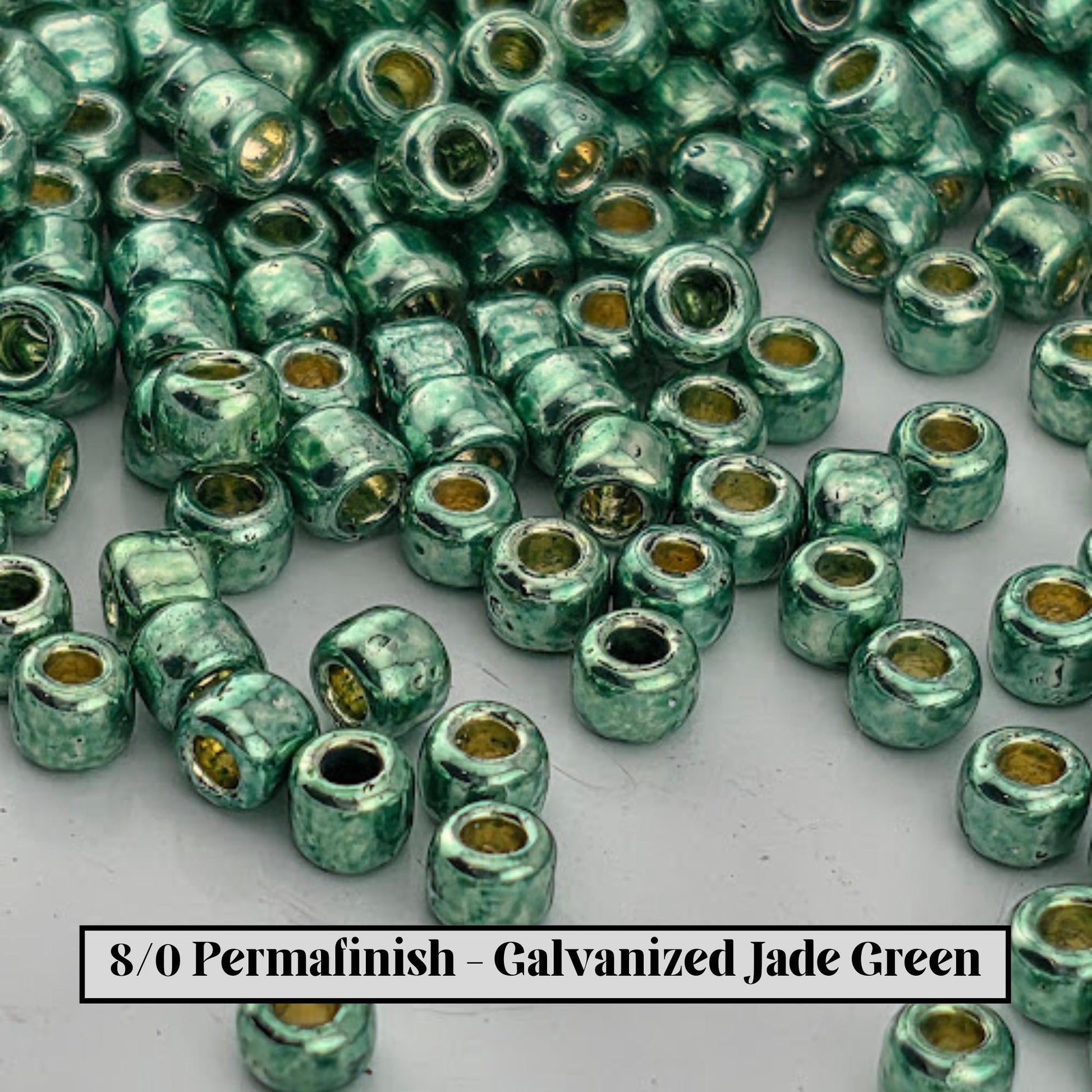 TOHO Round 8/0 Galvanized 2.5" tubes