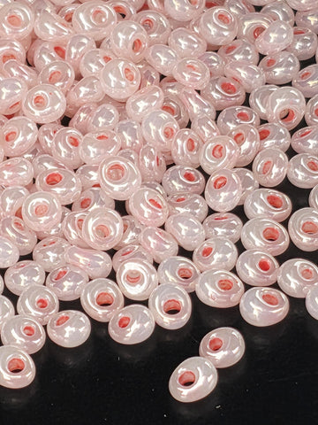 TOHO Magatama 3mm Tube 2.5" : Ceylon Impatiens Pink
