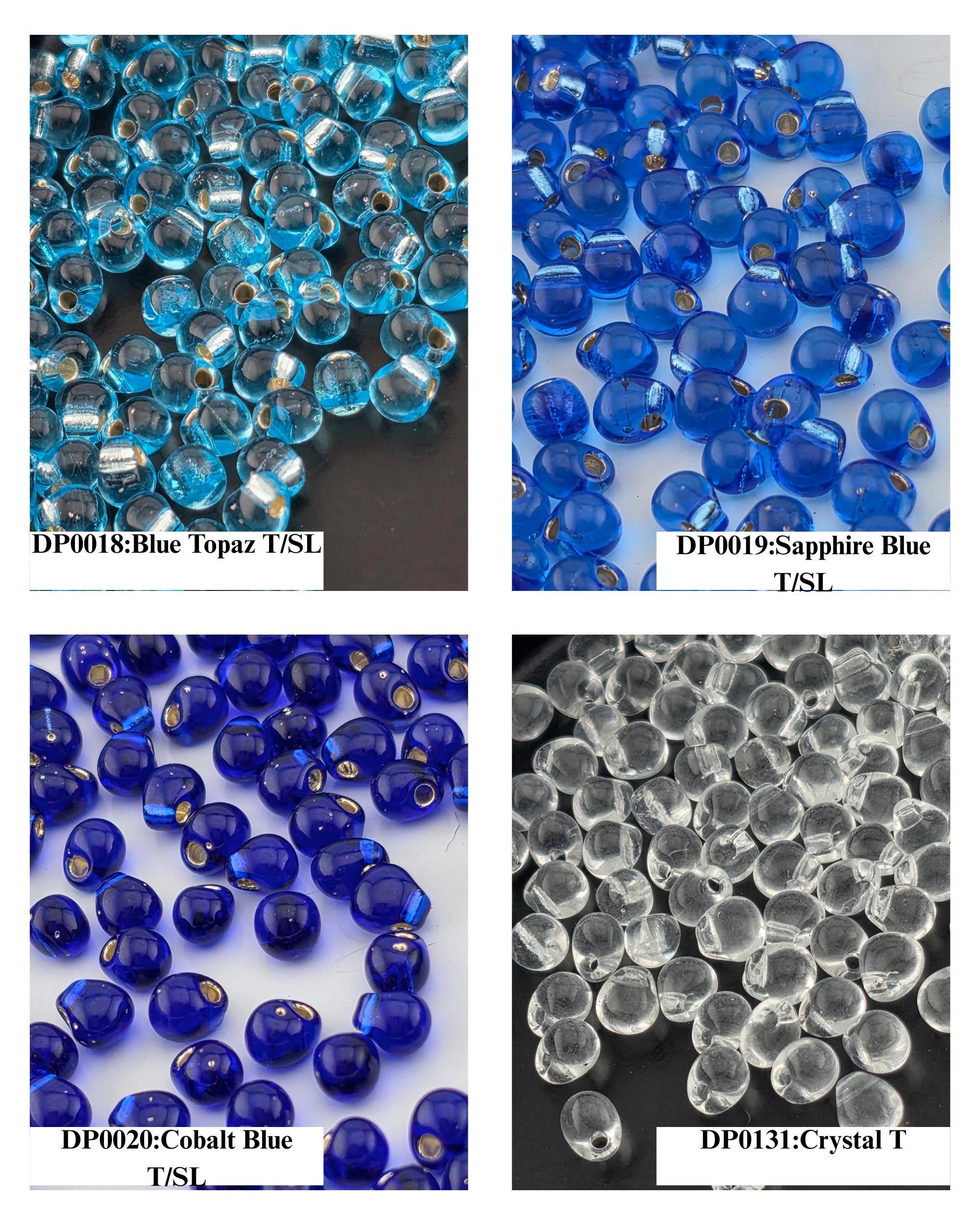 Miyuki Drop Beads 15g Tube - 3.4mm DP - Japanese Glass Seed Beads - Choice of 44 Colors or Full Collection Set - Bulk Supply for Bead Soup