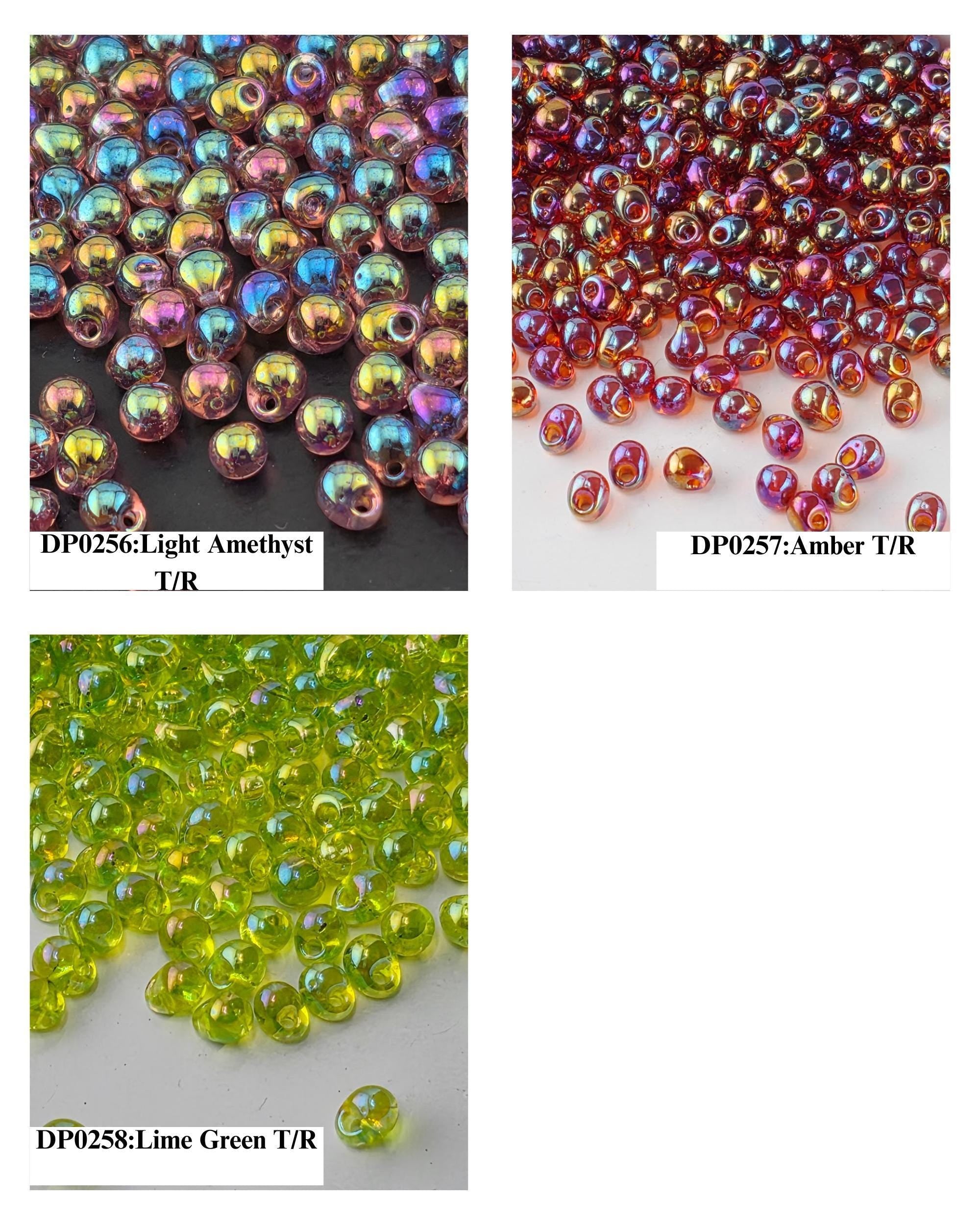 Miyuki Drop Beads 15g Tube - 3.4mm DP - Japanese Glass Seed Beads - Choice of 44 Colors or Full Collection Set - Bulk Supply for Bead Soup