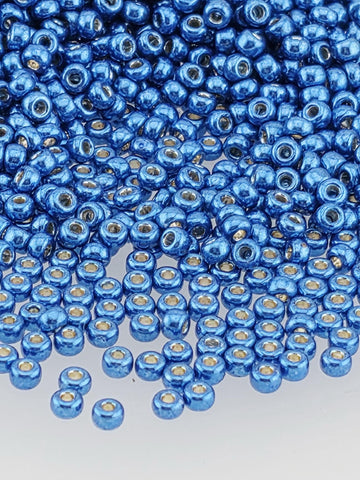 Deep Aqua Blue Galvanized Duracoat Miyuki Rocailles | Size 11 | 20g