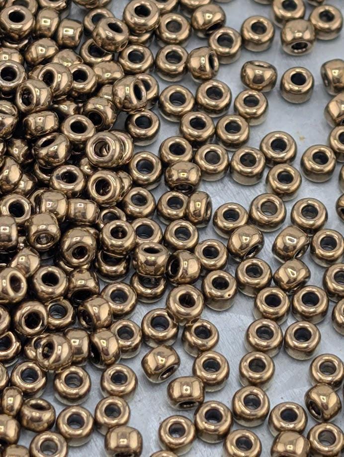 Miyuki Glass Beads 11/0: Bronze Metallic Shine - 20g Bulk Pack