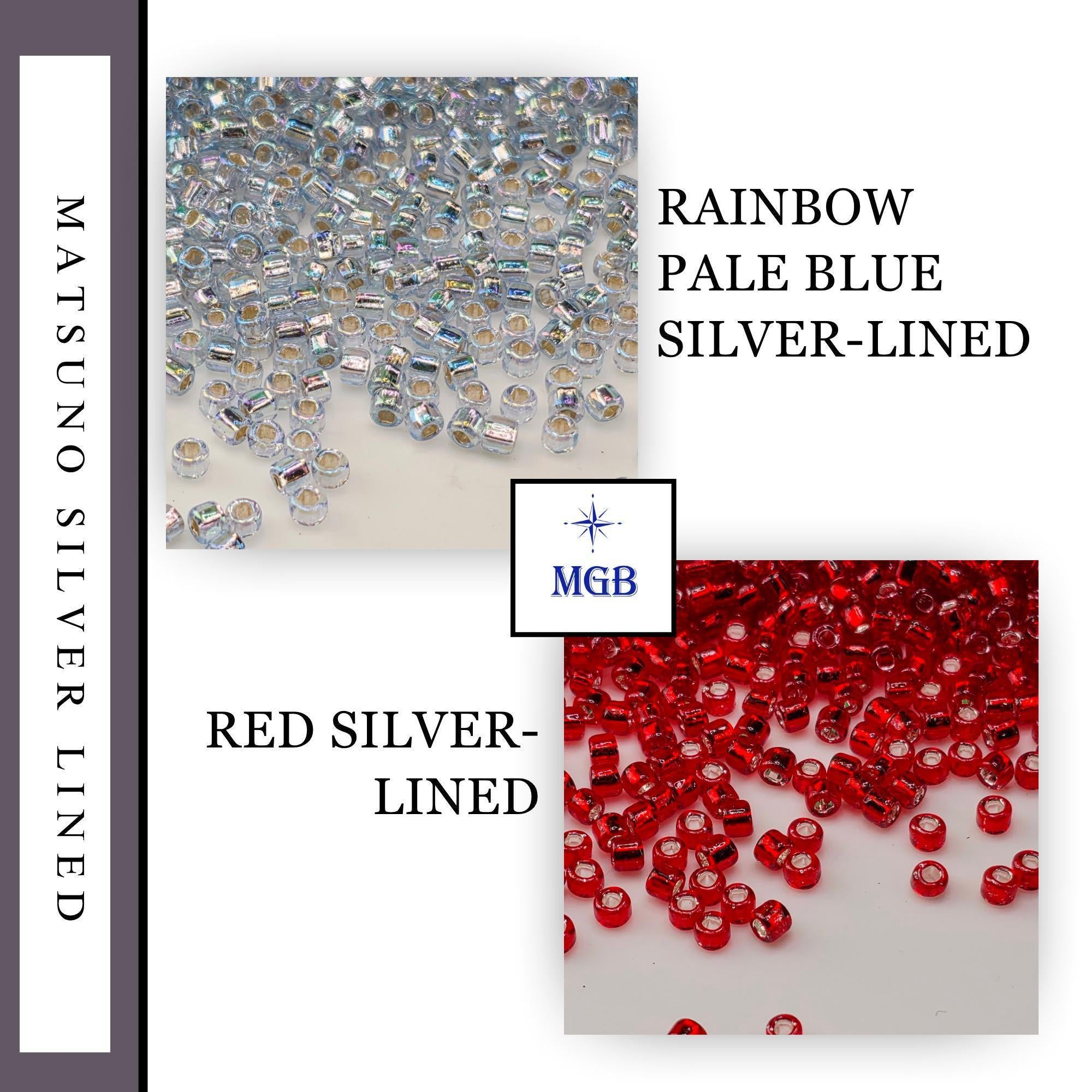 Seed Beads: Matsuno Transparent Silver Lined (11/0, 15g)