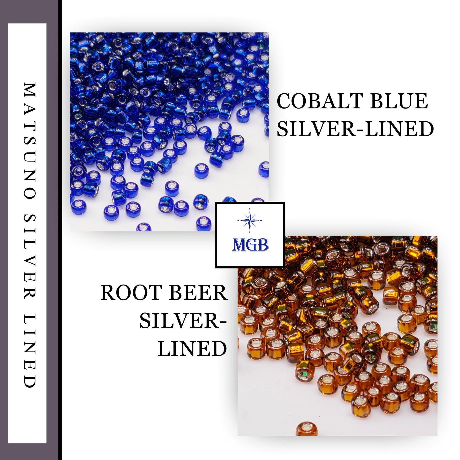Seed Beads: Matsuno Transparent Silver Lined (11/0, 15g)