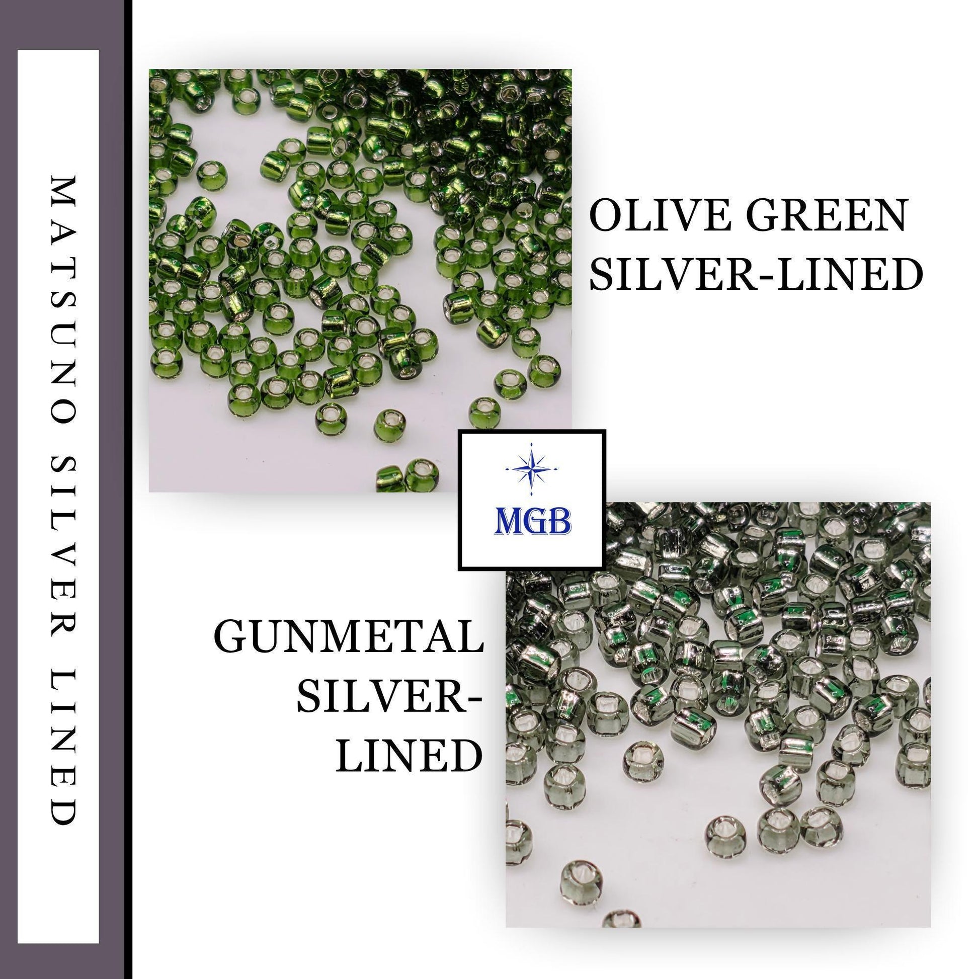 Seed Beads: Matsuno Transparent Silver Lined (11/0, 15g)