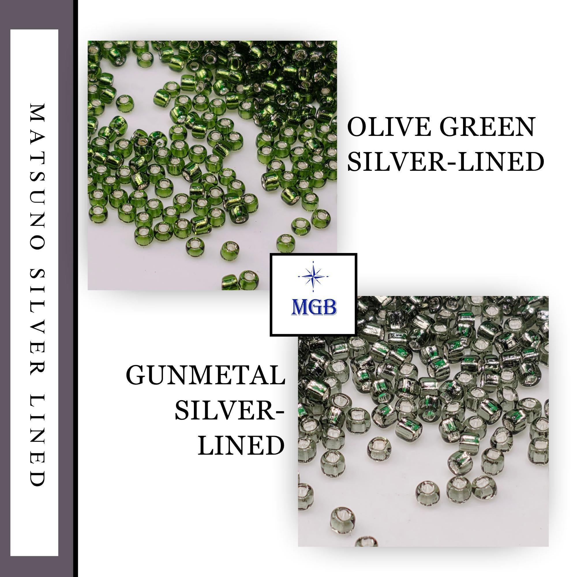 Seed Beads: Matsuno Transparent Silver Lined (11/0, 15g)