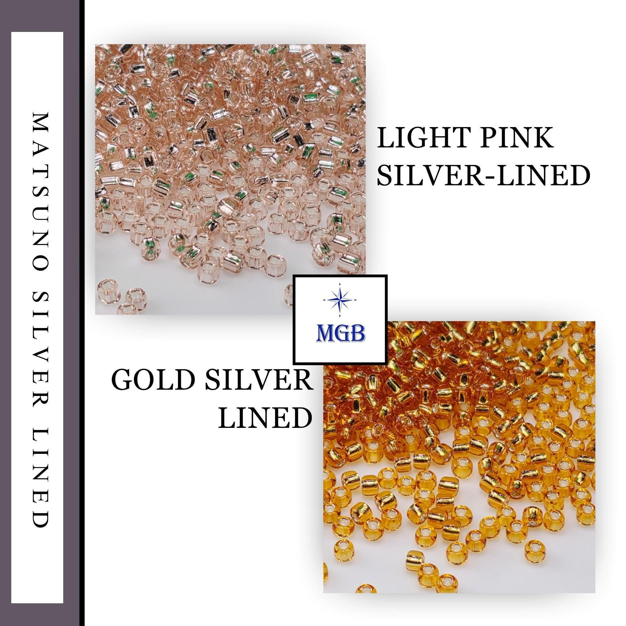 Seed Beads: Matsuno Transparent Silver Lined (11/0, 15g)