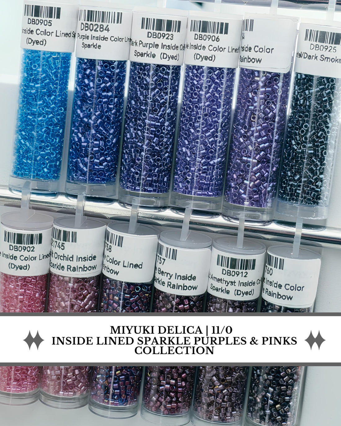 Pink/Purples Lined Sparkle